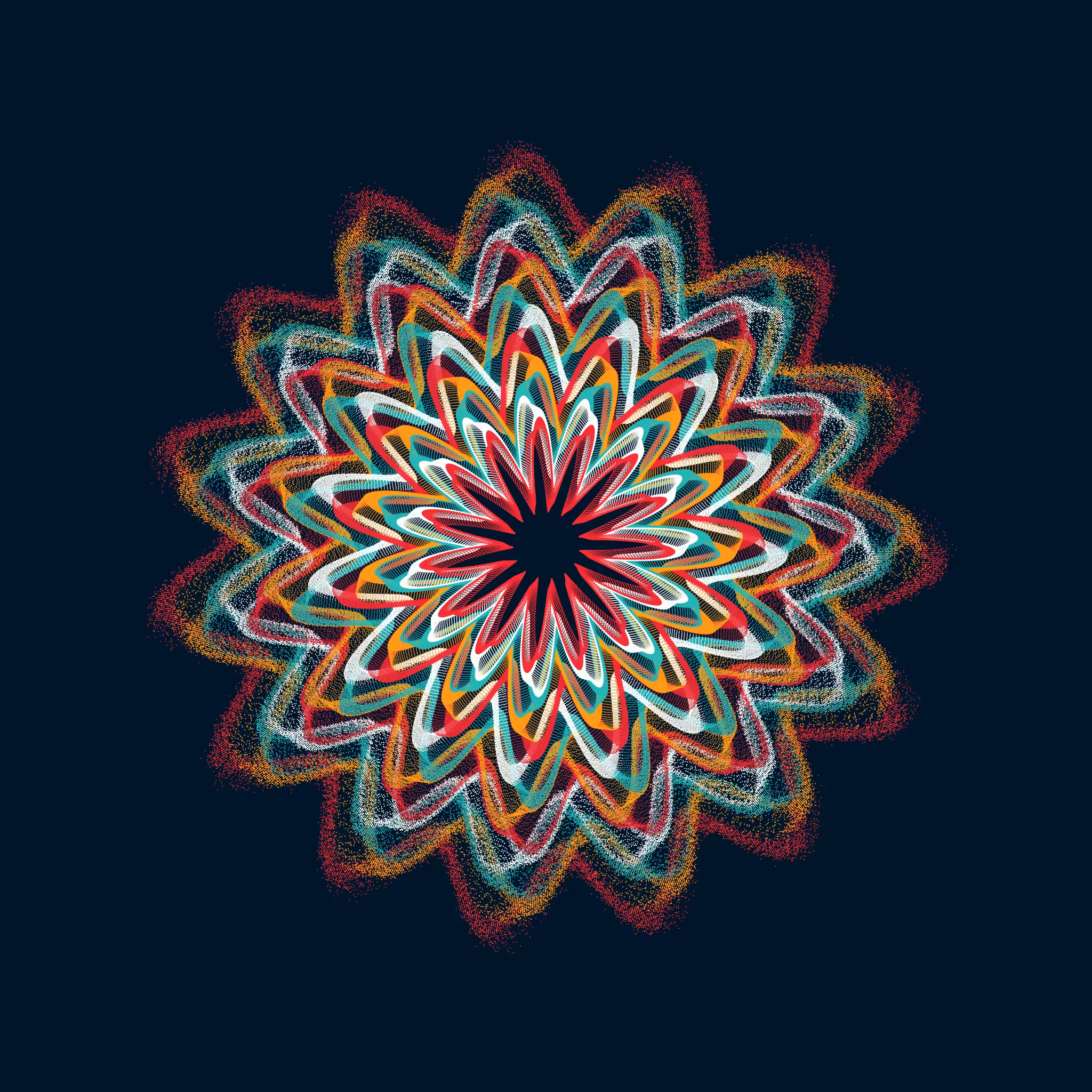 CIRCULAR MURMURATIONS #84