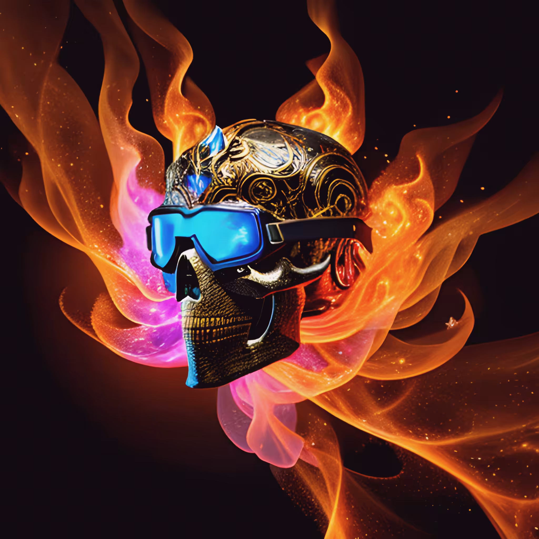 "Skull Symphony #32" 🕯️🌹💎