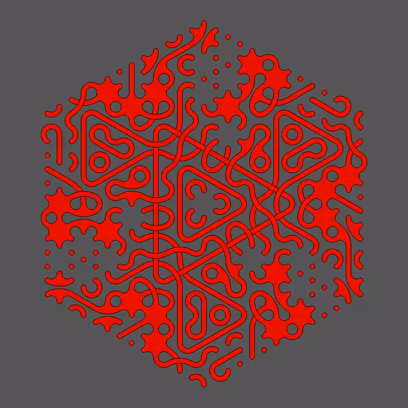 Threefold Symmetry - Dark Variations #474