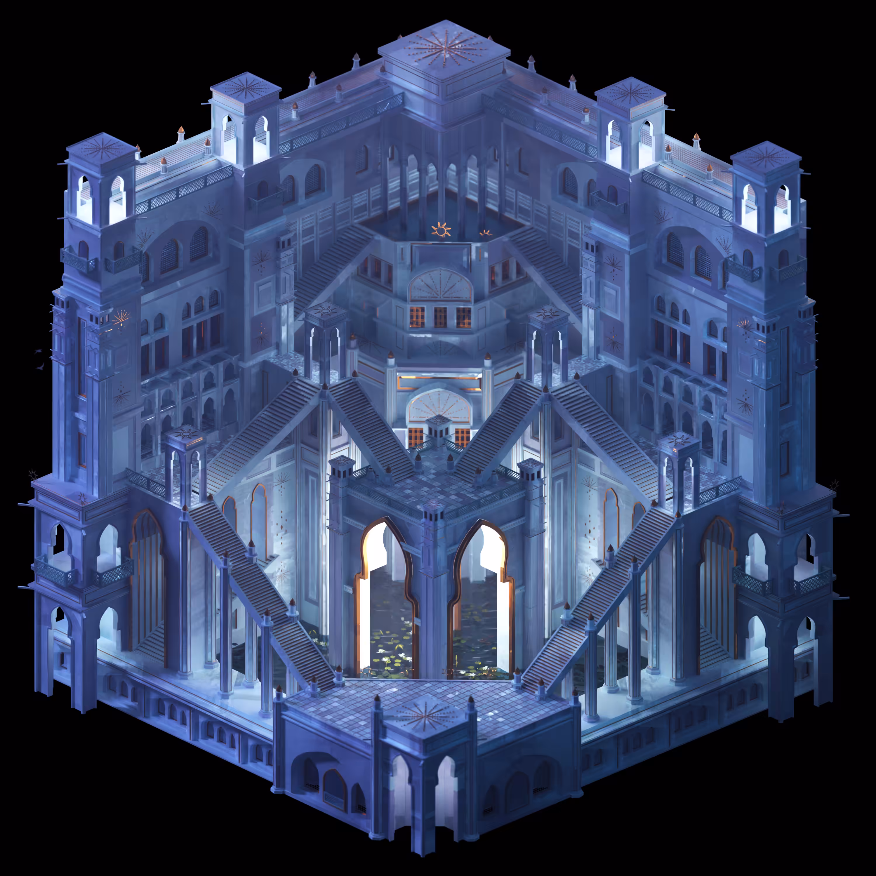 The Sun Palace by Night