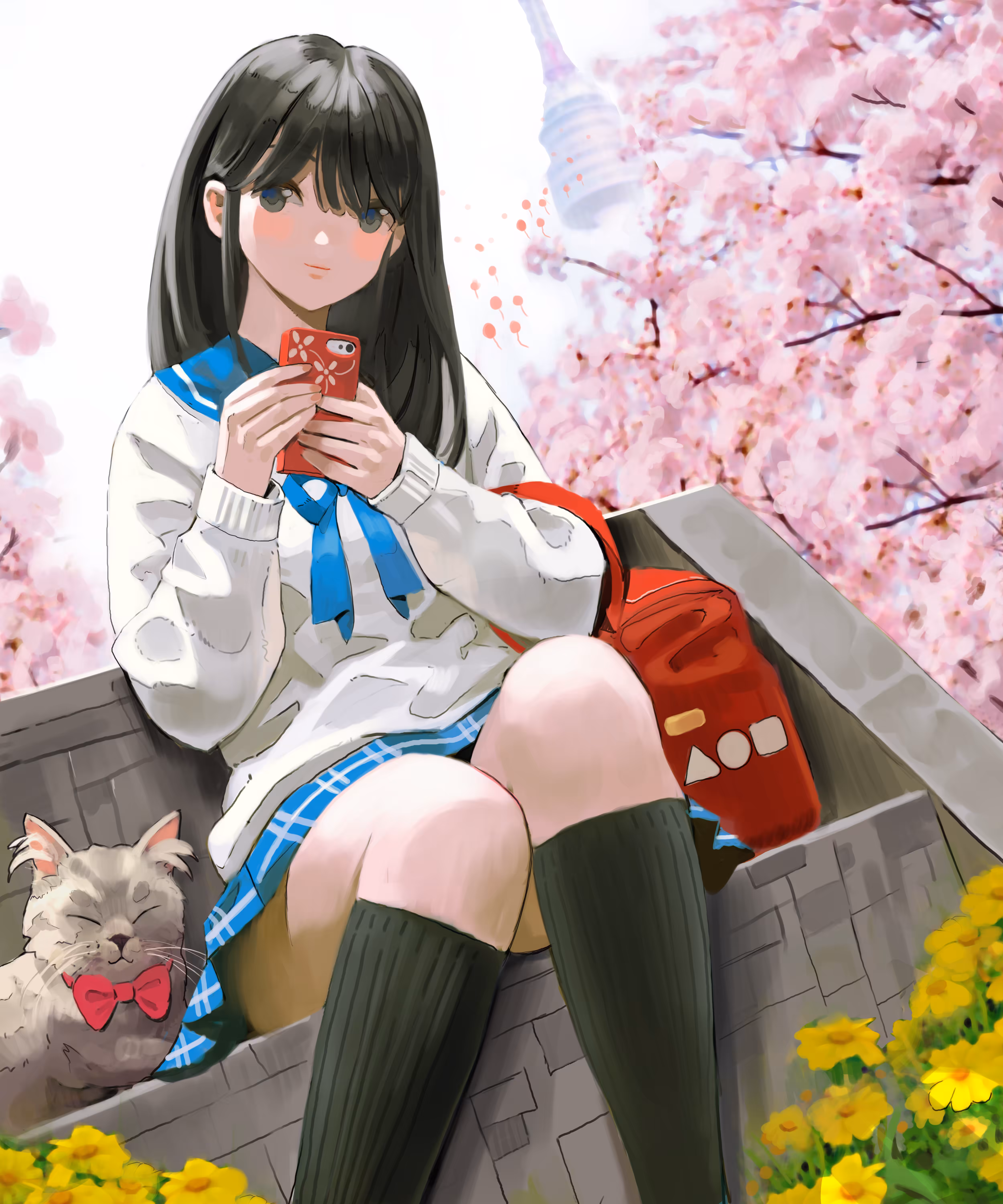 One a lovely spring day