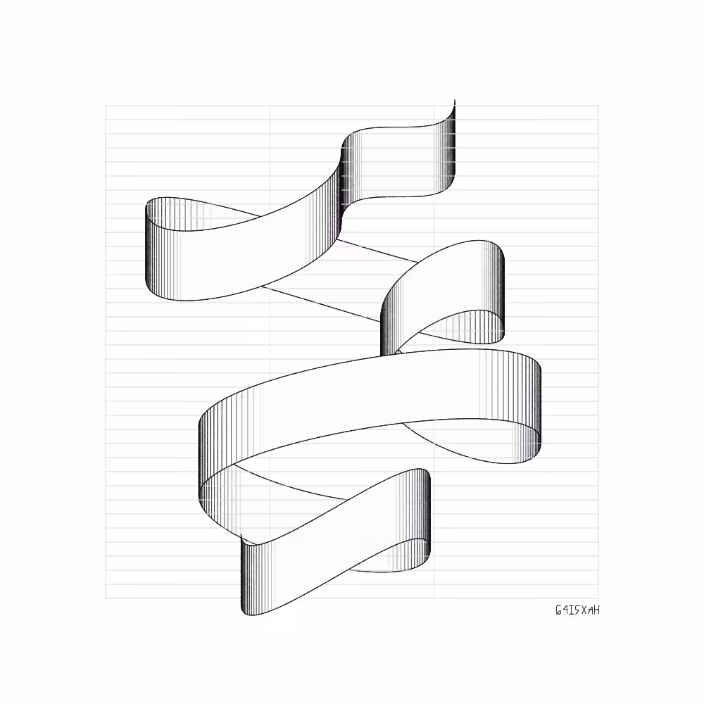 _ribbon study_ #166