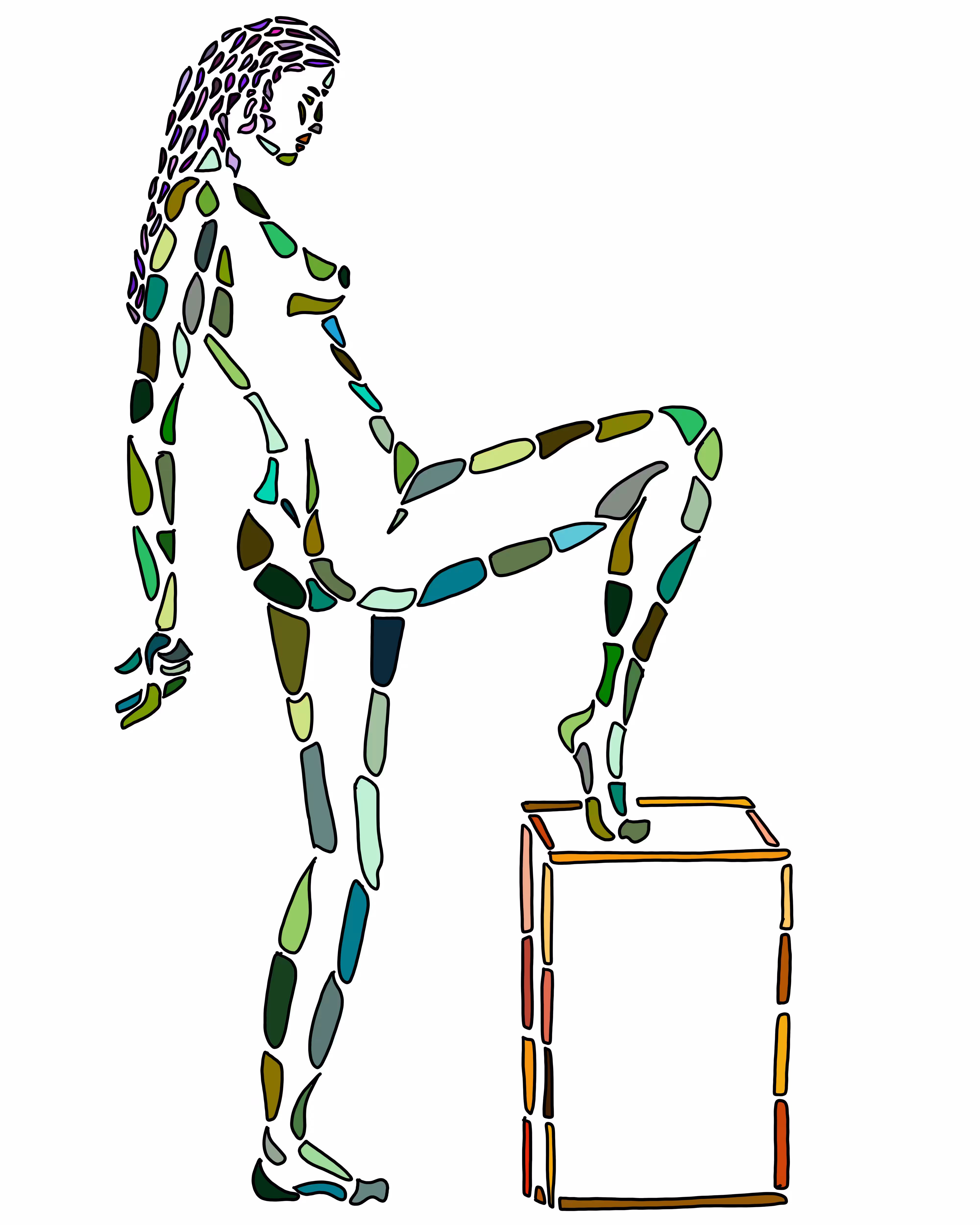 Shard Life Drawing Series No 5 of 8 