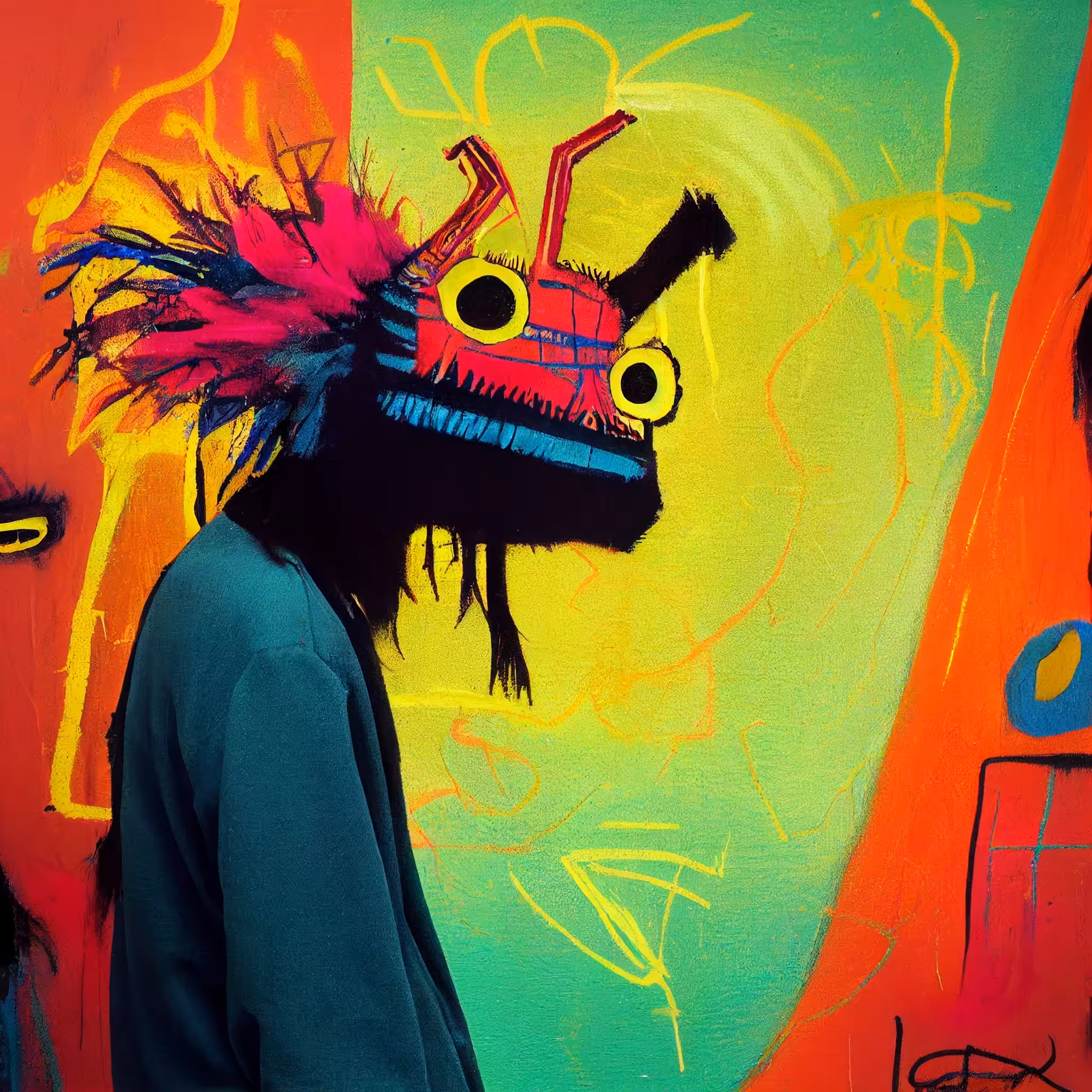 Basquiat Little Creatures: Little Creature #00425