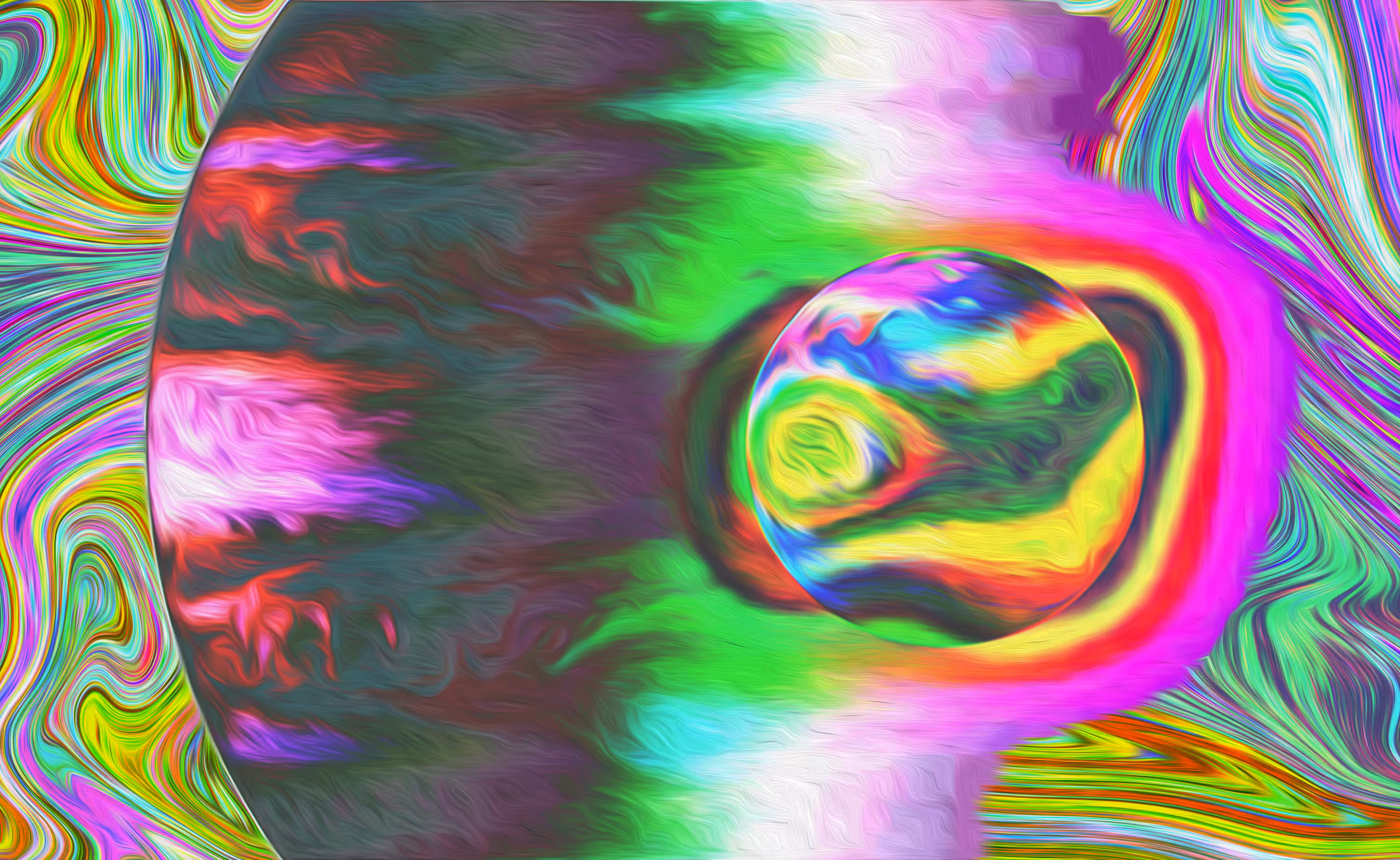 Psychedelic universe