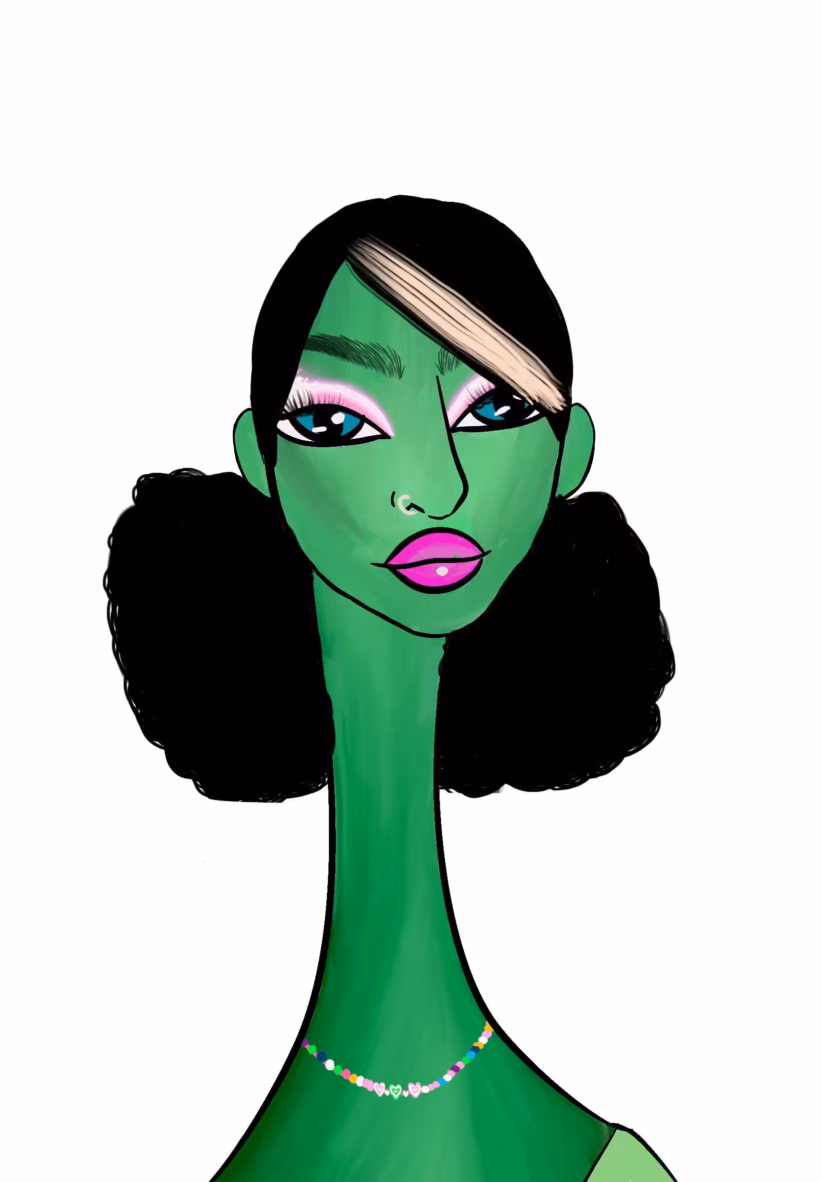 Long Neckie Ladies: Long Neckie Lady #2247