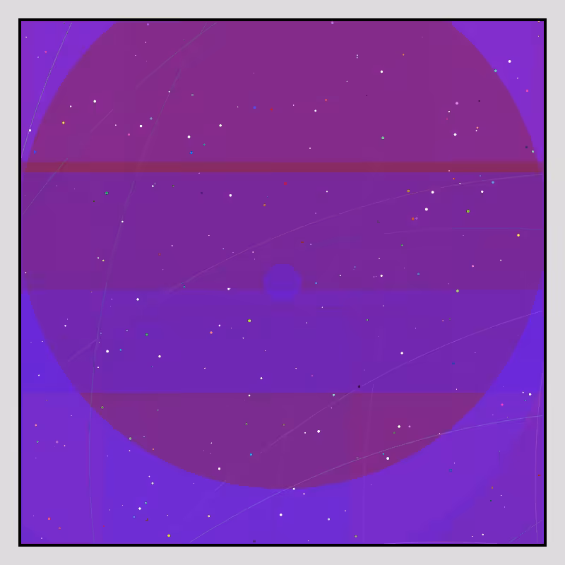 Color Field Starry B #105