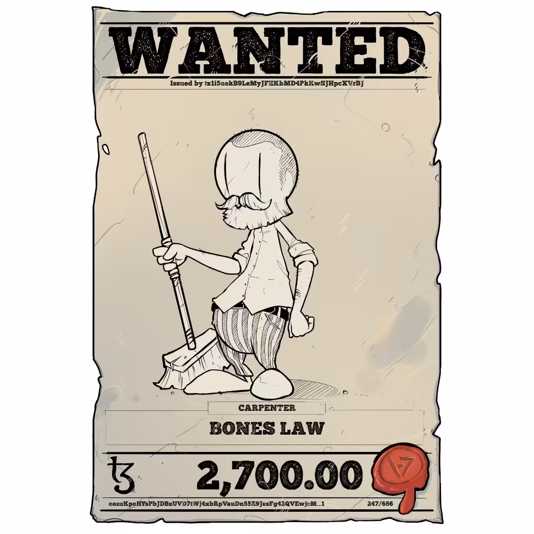 BONES LAW | TEZOS PIRATE 247/666
