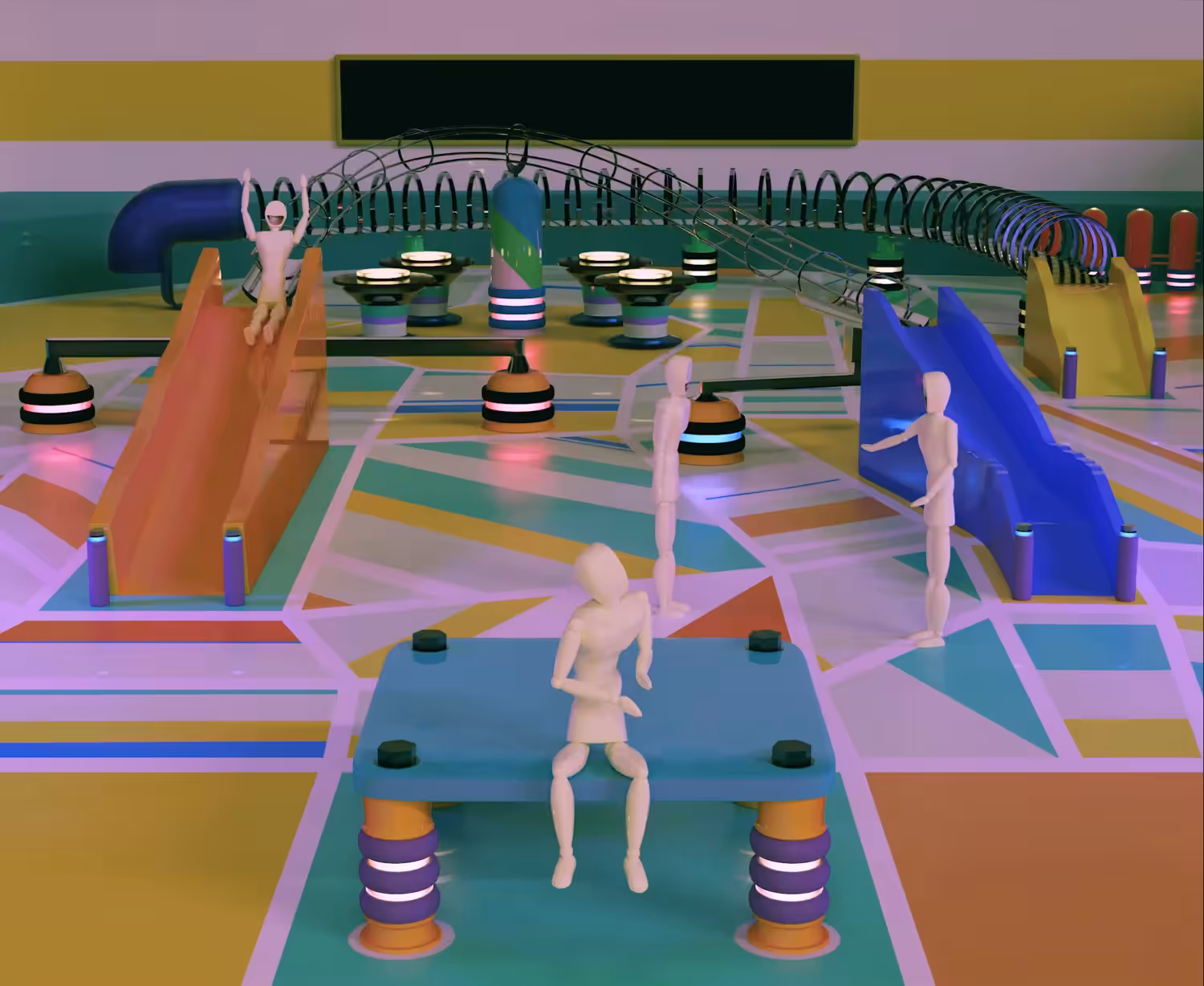 Clubbing in a pinball