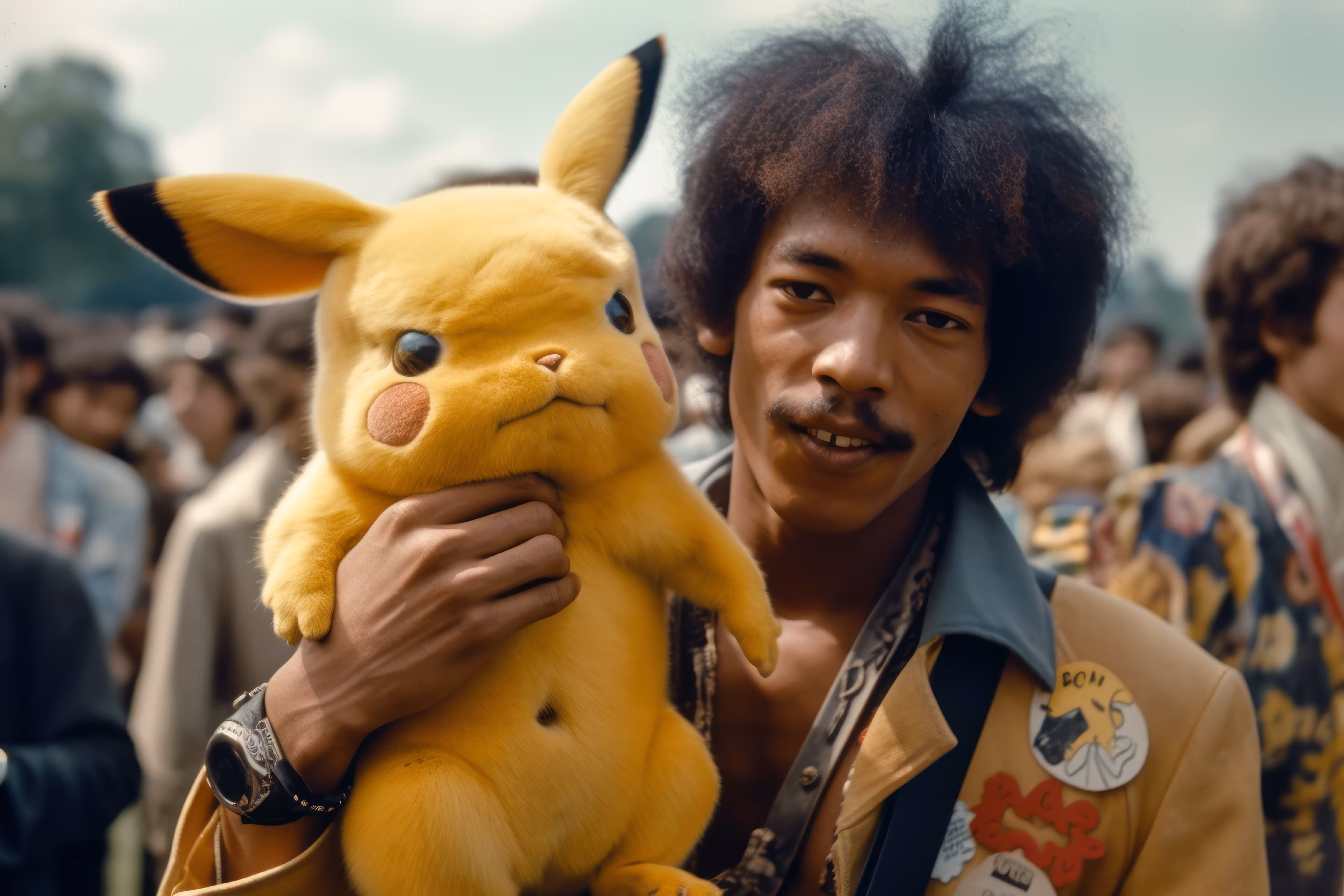 Jimmy Hendrix & Pikachu's Woodstock Encounter