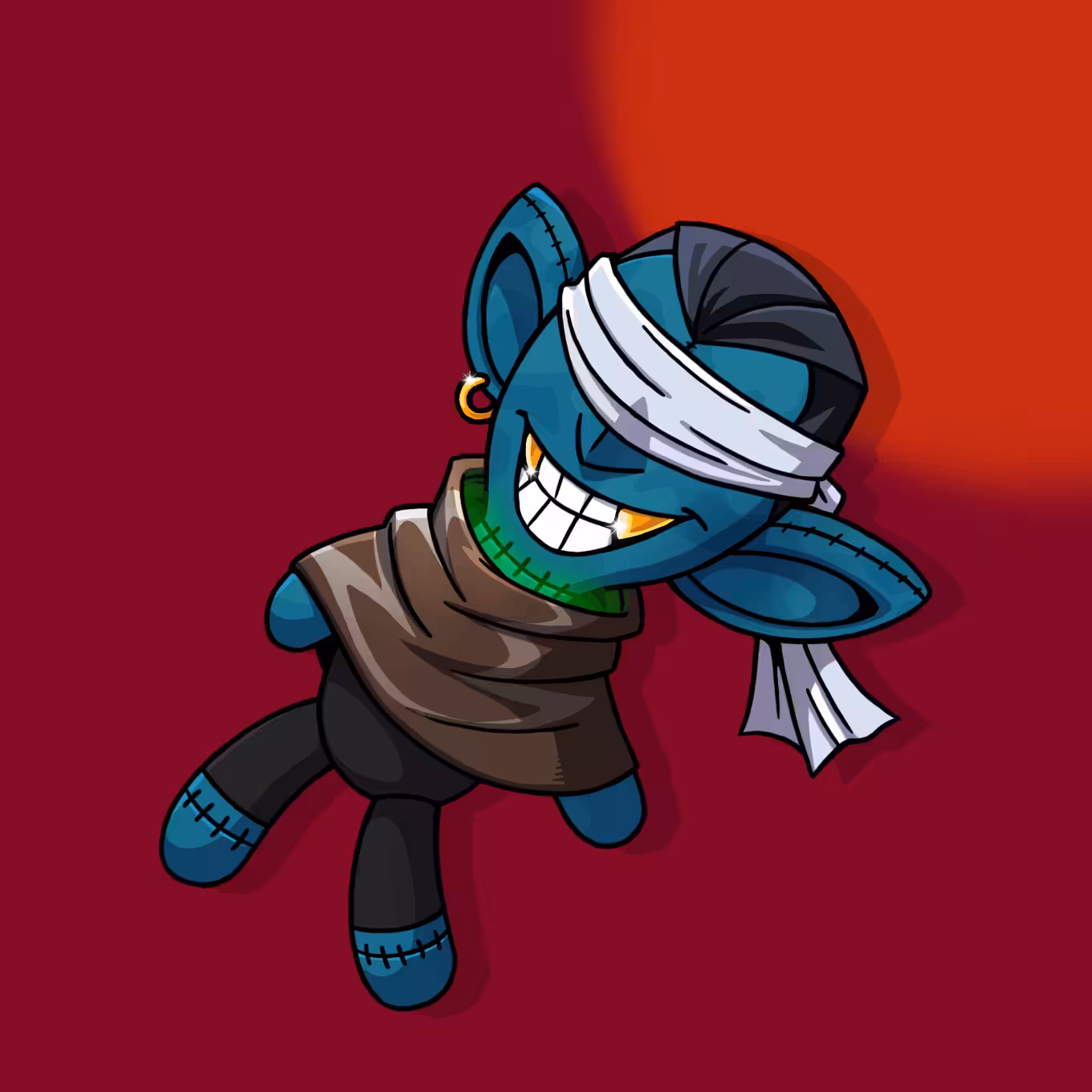 #3399 Sneaky Vampire Teddy