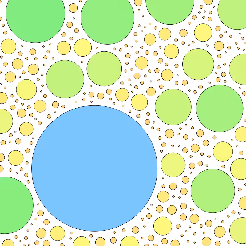 Laying circles #1