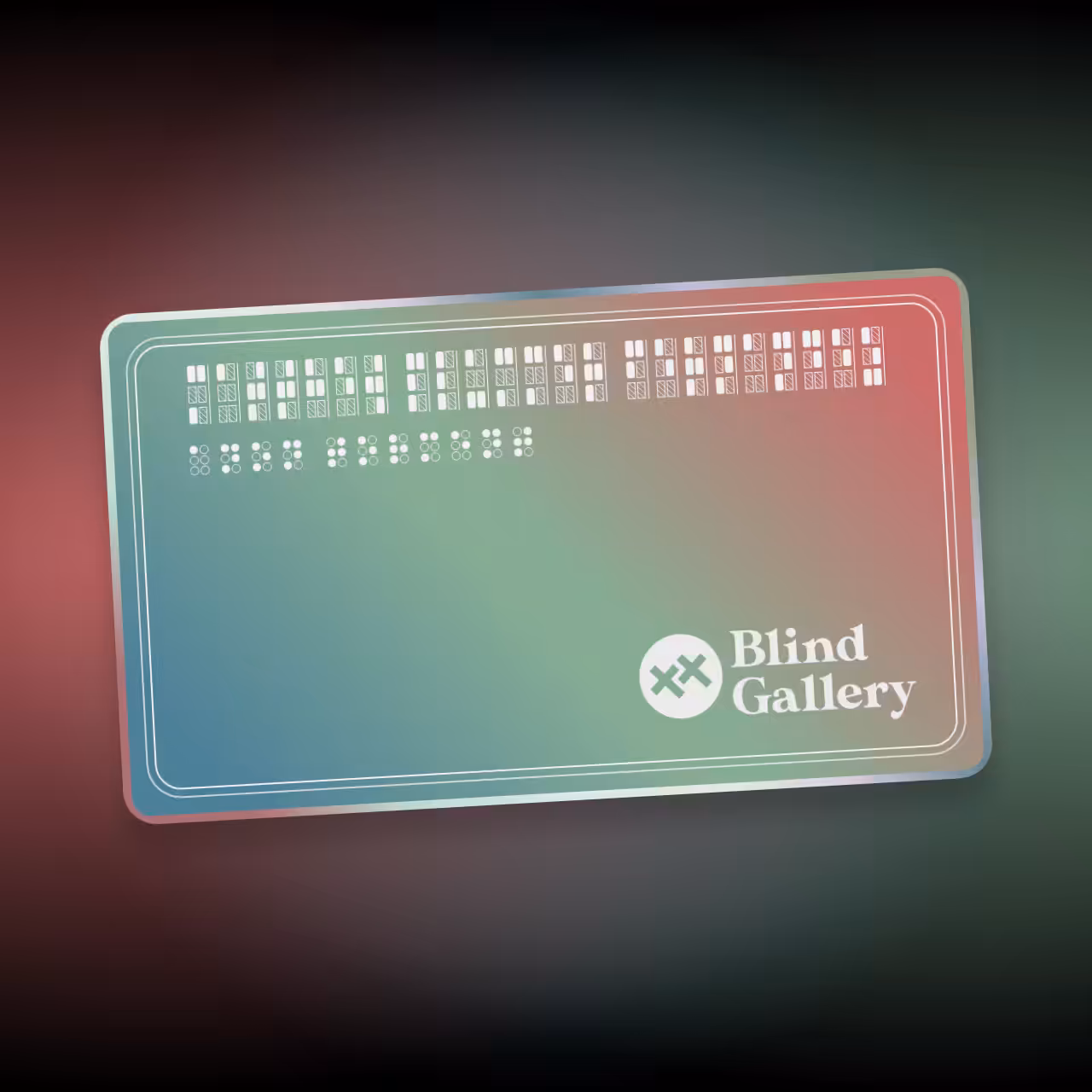 Blind Gallery Club Membership #275