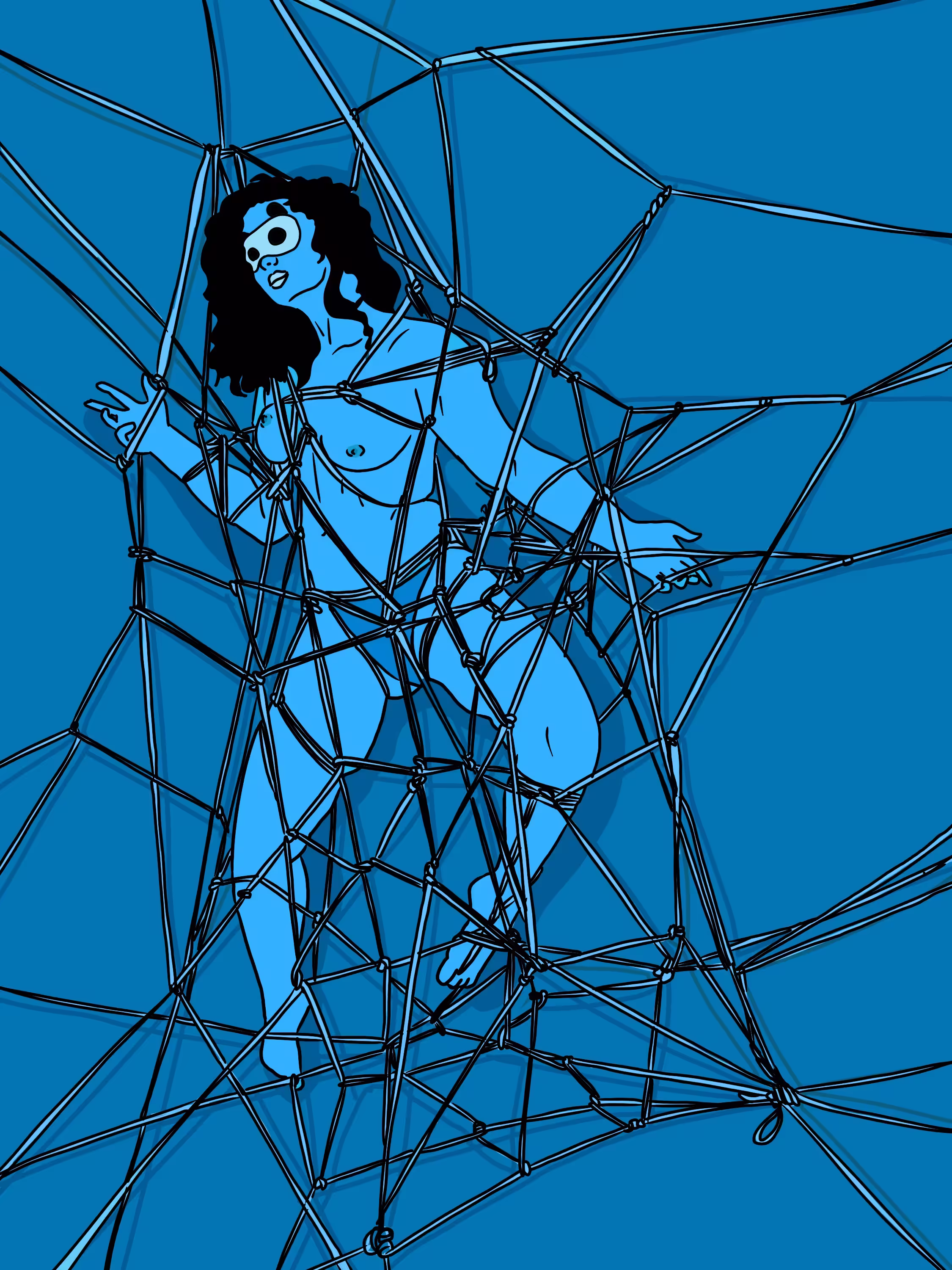 The fly in the web | La mosca en la telaraña