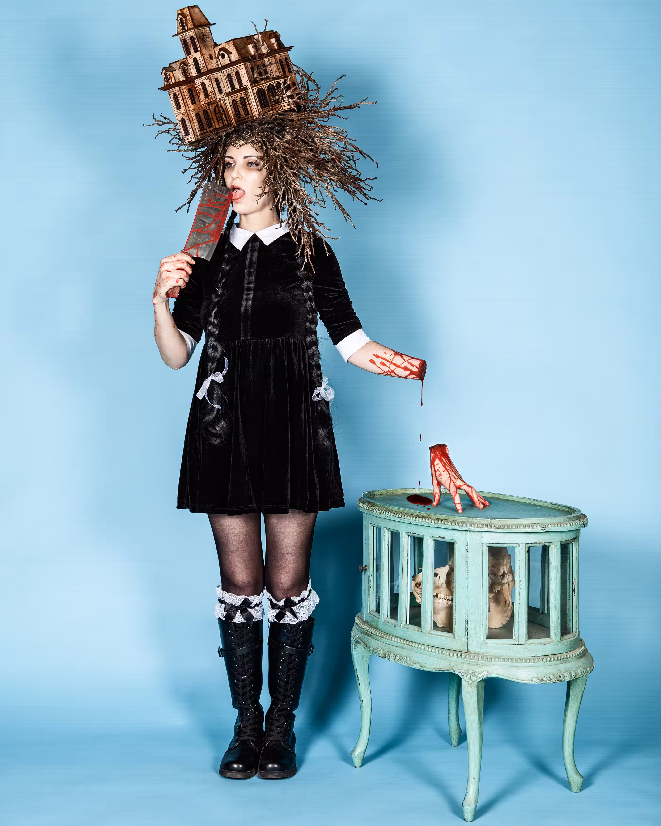 Sylva Hattington - Wednesday Addams
