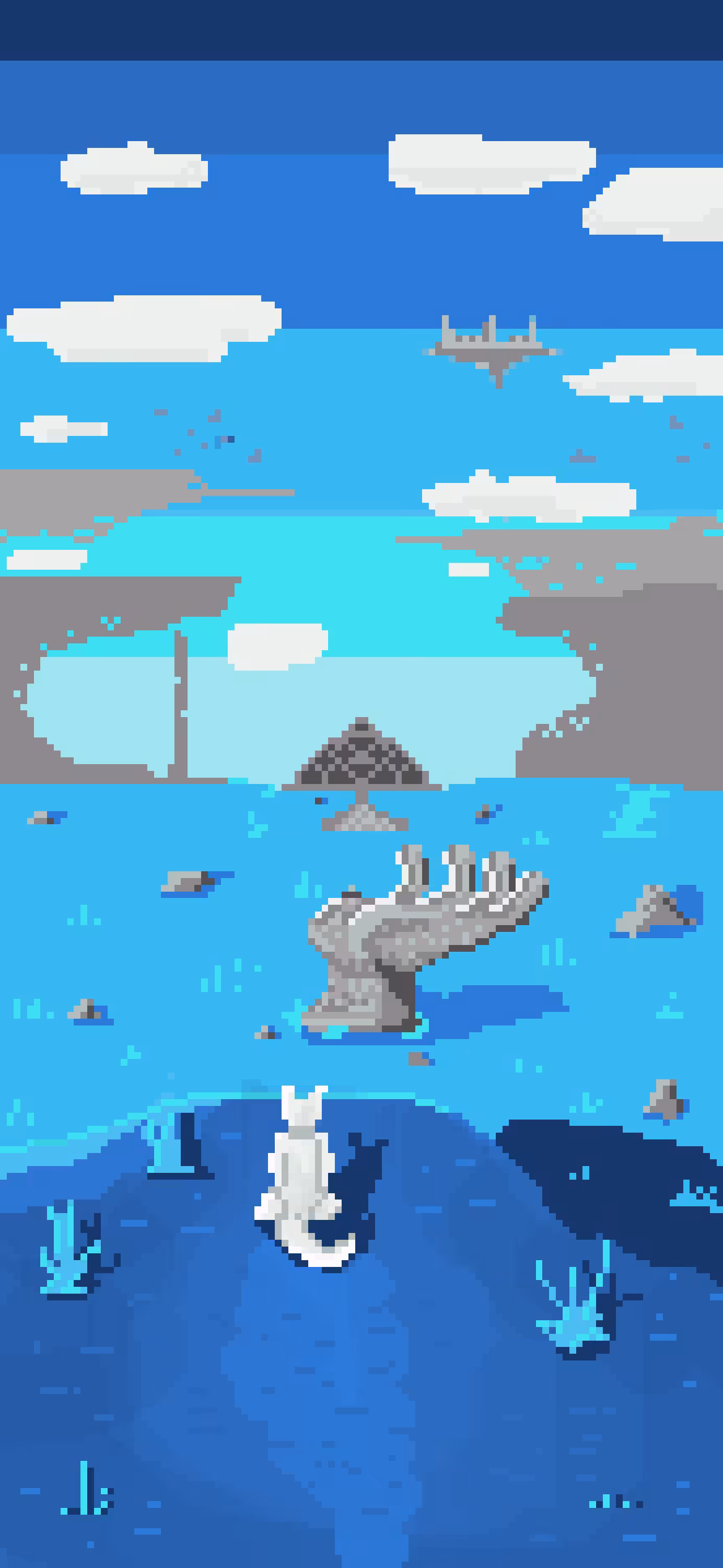 Fantasy in blue
