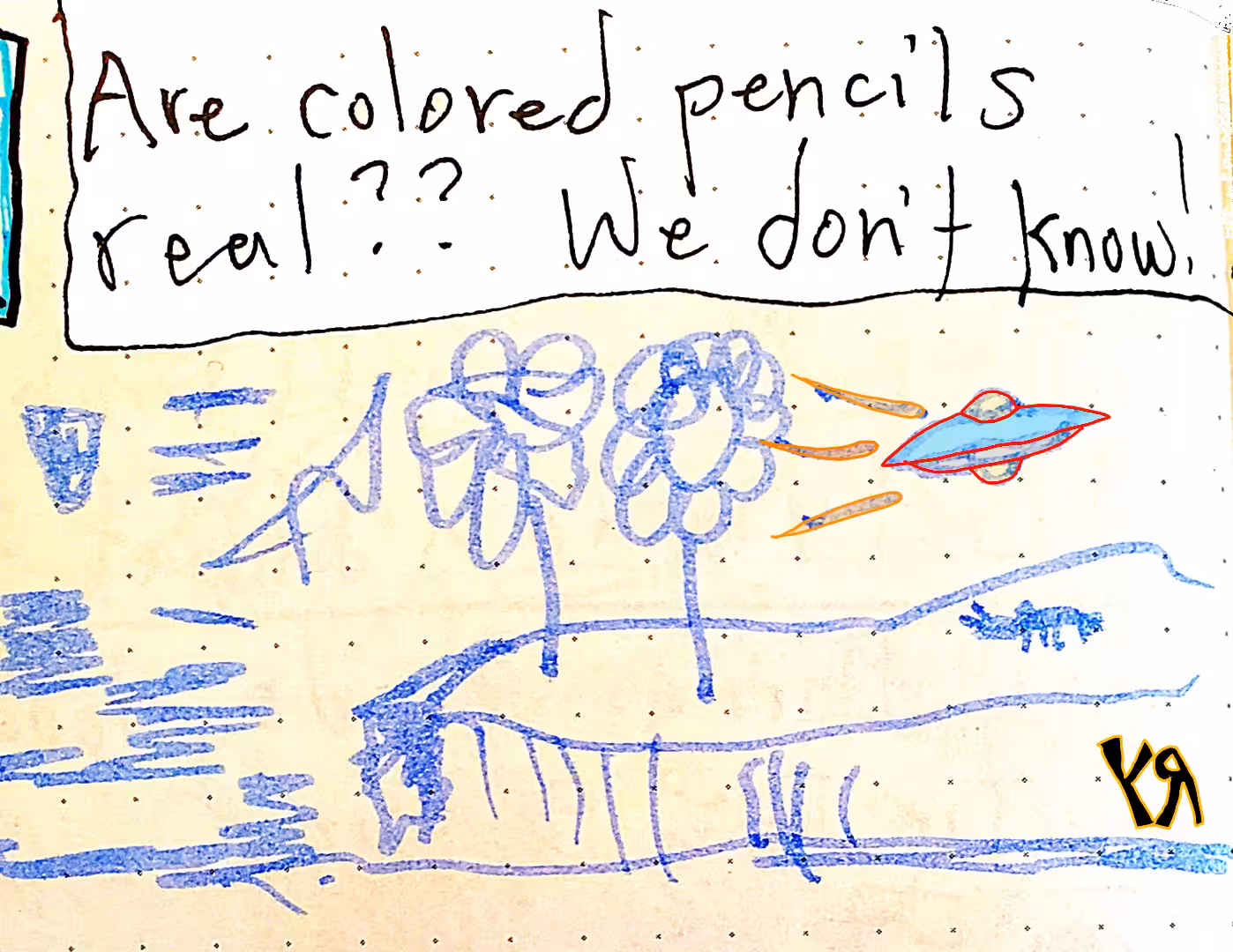 SPORK (2025): "The Mystery of the Colored Pencils" by Richard F. Yates (Holy Fool)