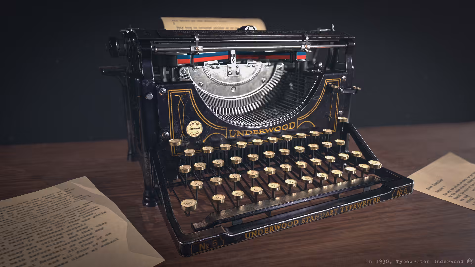 Underwood Typewriter №5