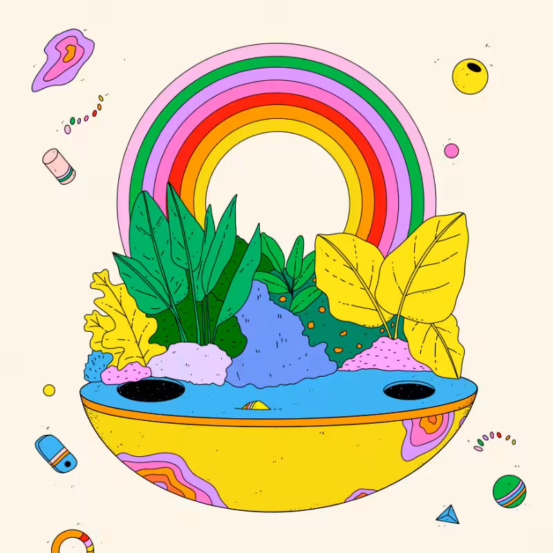 🌈🌴🪐 #39