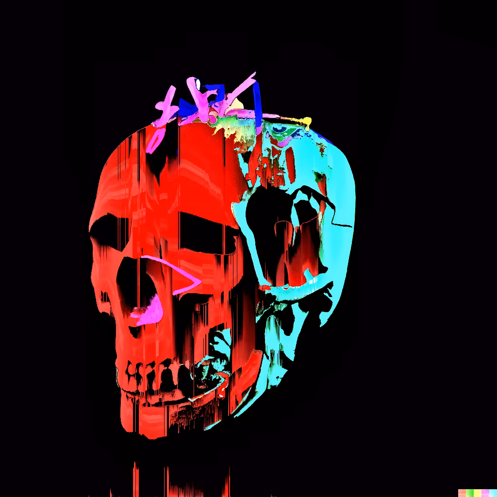 FAKE BASQUIAT SKULL #22
