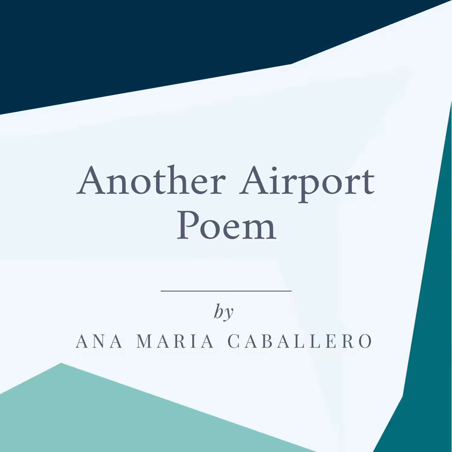 Another Airport Poem