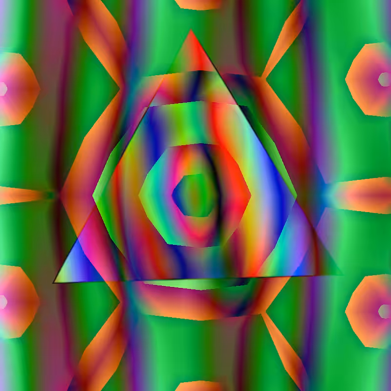 Multiple Colorful Shapes #10