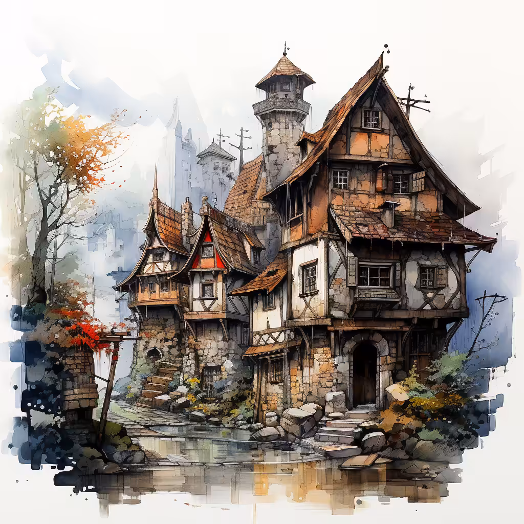 White Villages: White Village #35