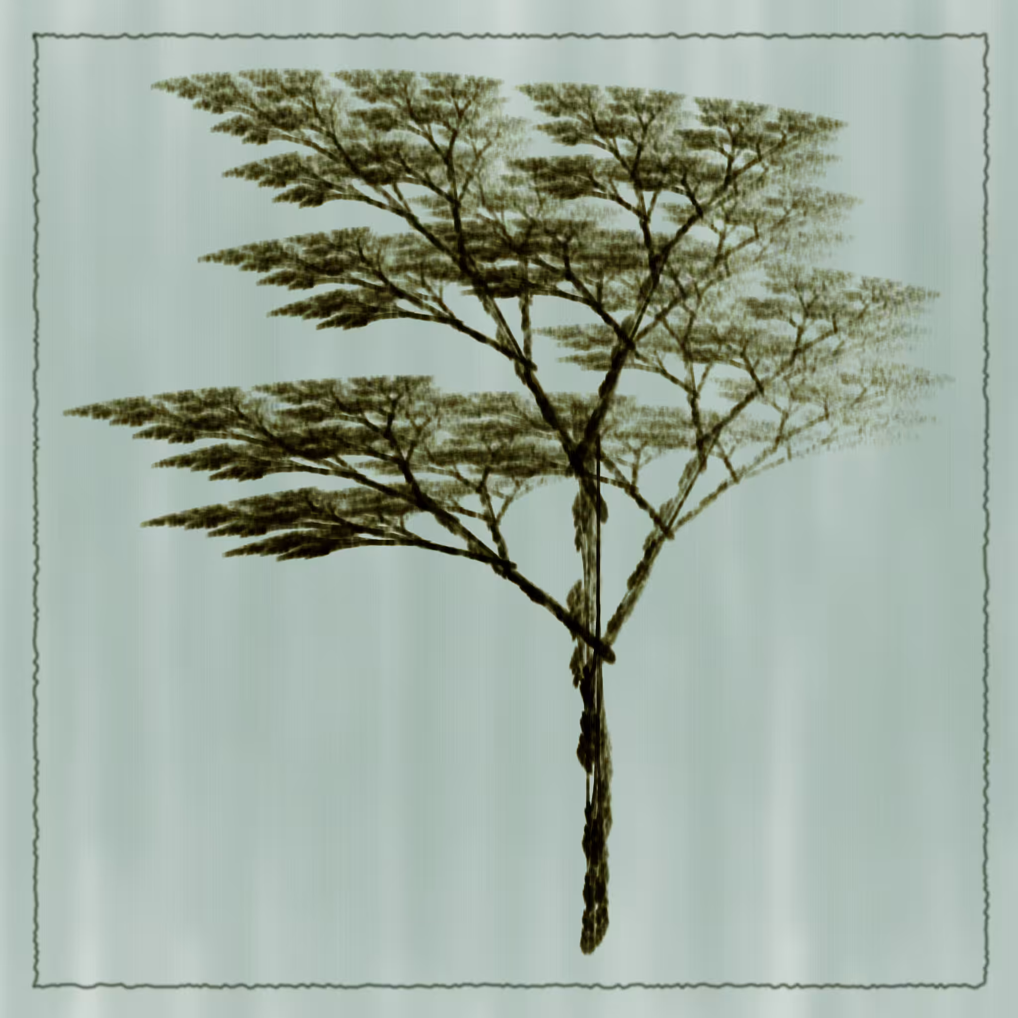 Tree on Silk #3