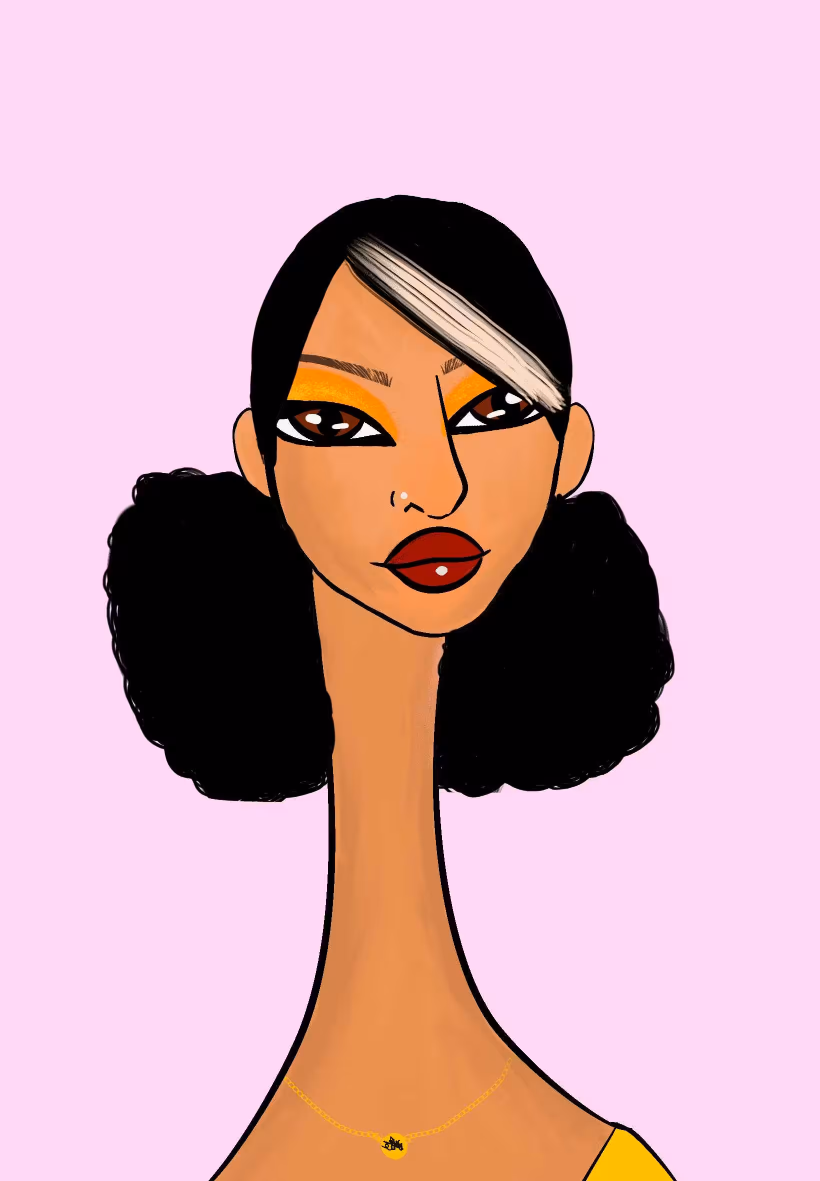 Long Neckie Lady #790