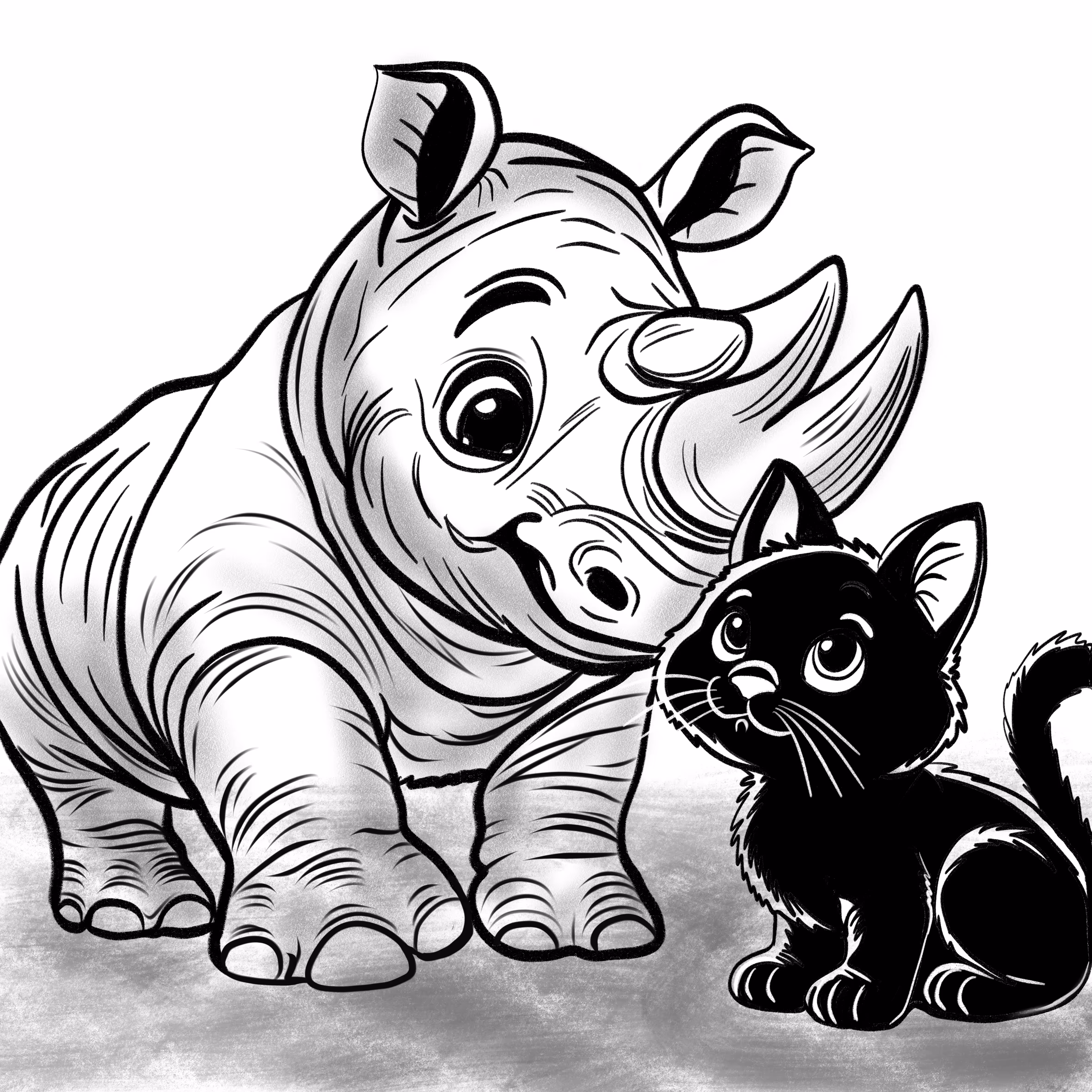 Inktober 2024: Rhinoceros