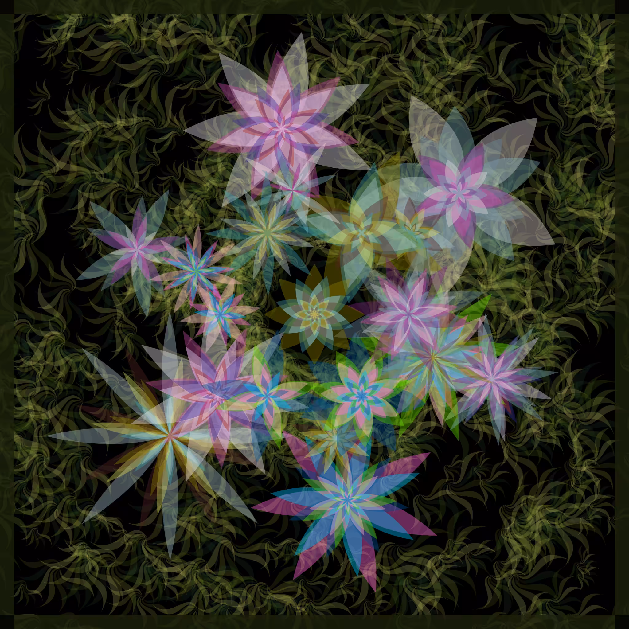 Bezier Garden #115