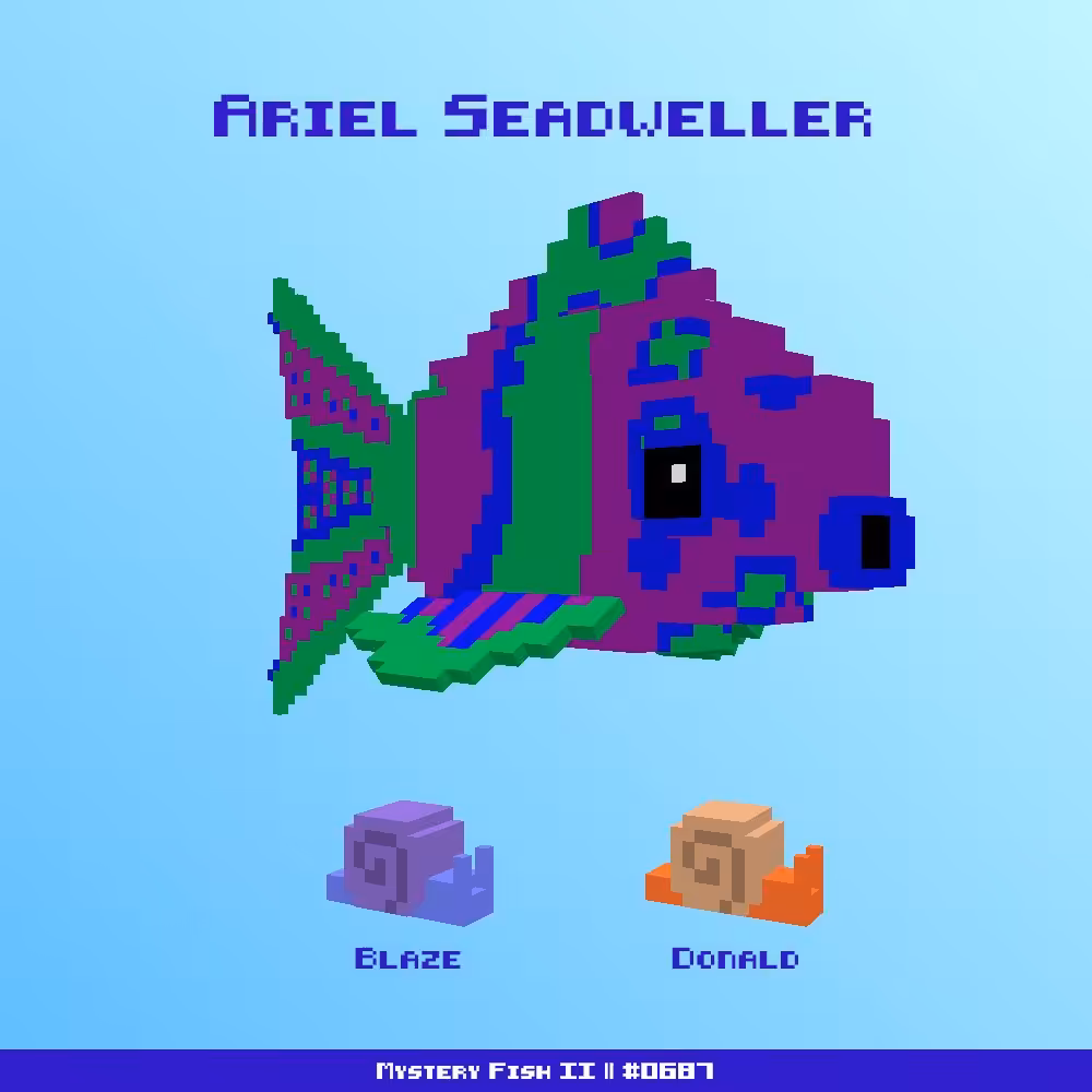 Ariel Seadweller :: Mystery Fish 0687/1000