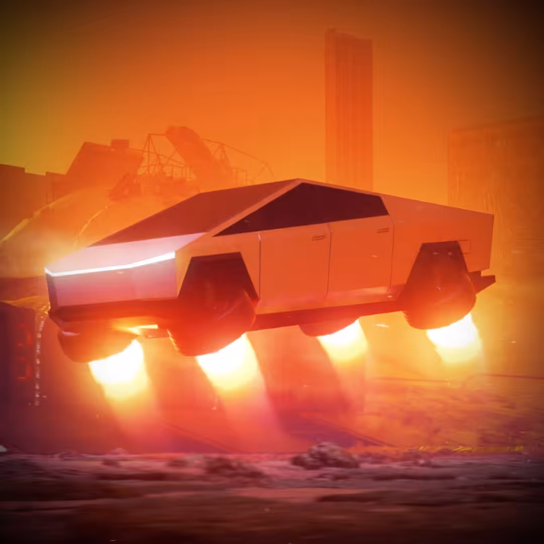 CyberTruck - The Official Truck of Mars.