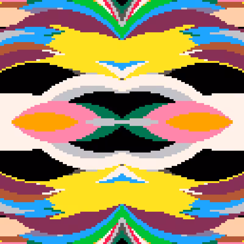 Rapid Psychedelic Inkblot Test Generator #47