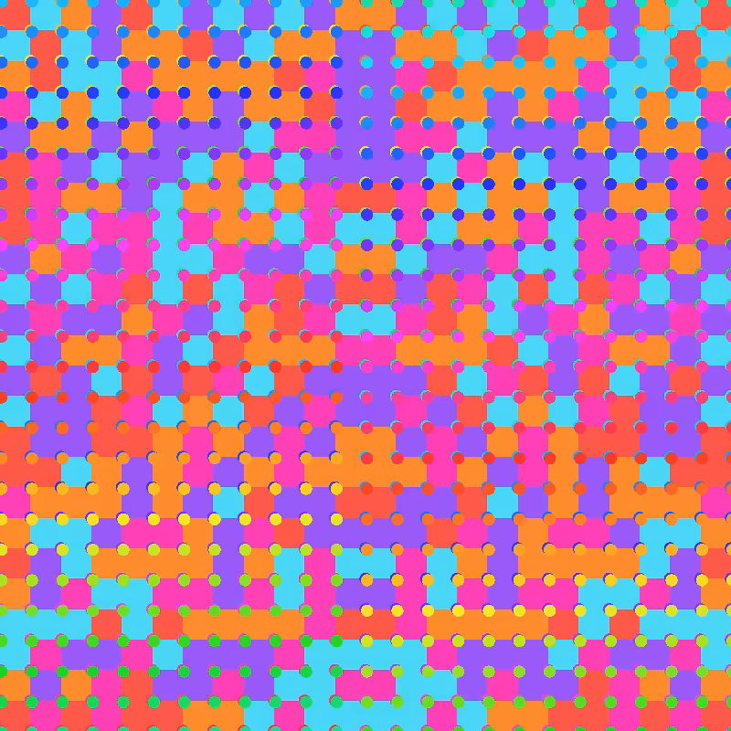 Squares and dots #25