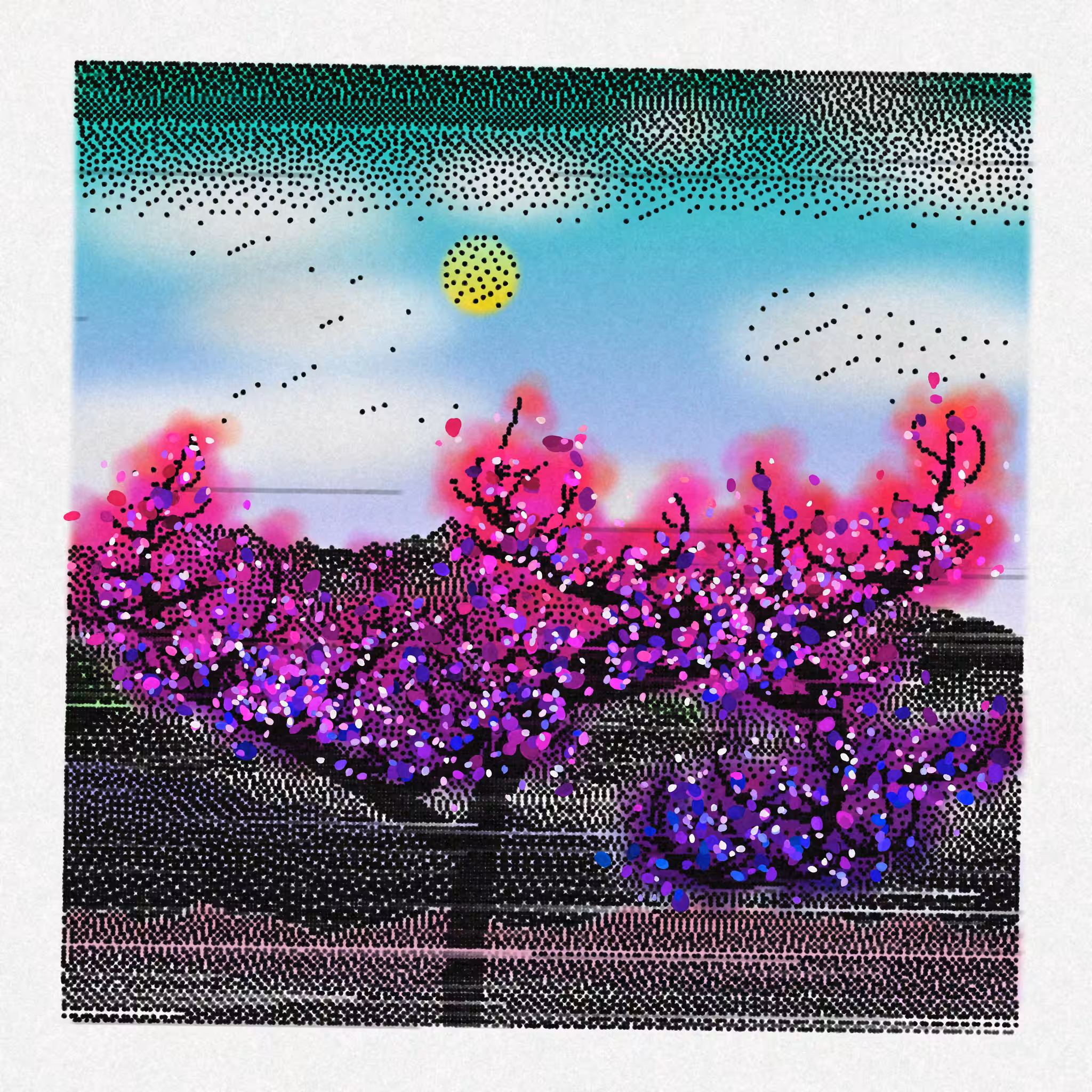 Dithered Branches #15