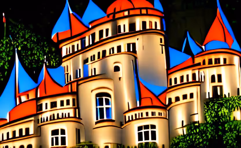 Art Nouveau Castle 1