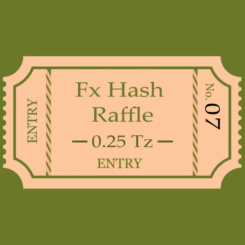 Tezos Raffle Ticket #2