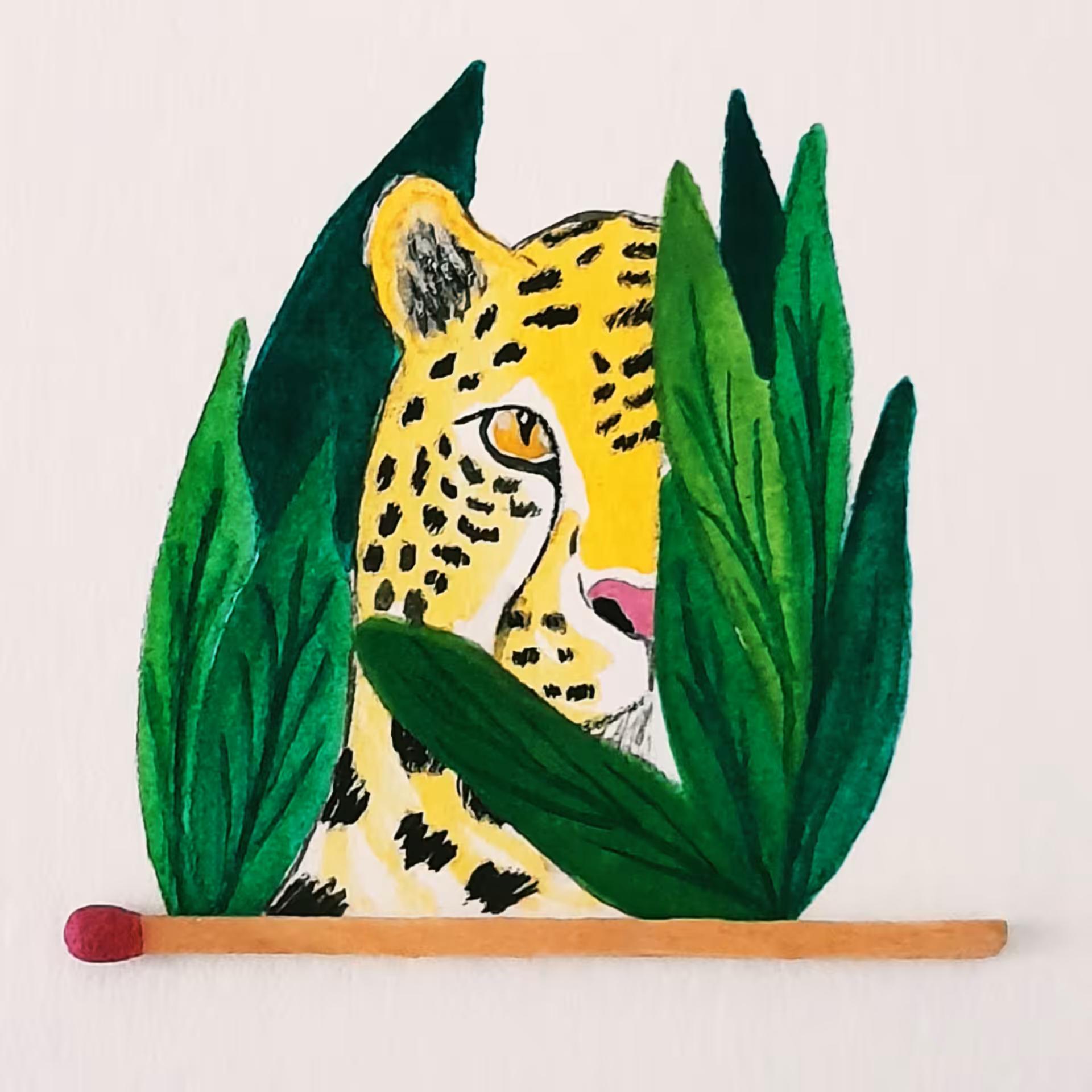  Matchstick: Leopard 1