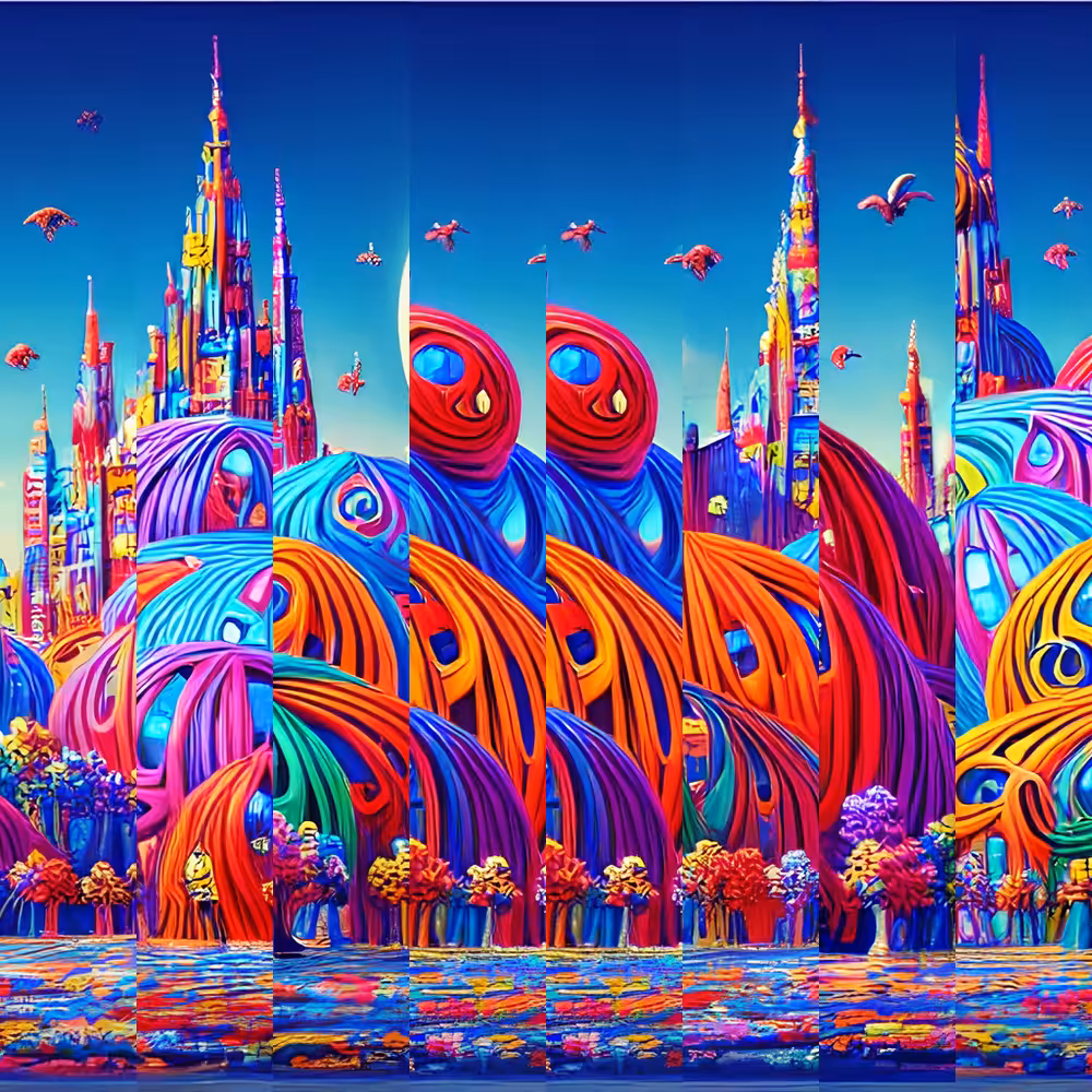 AI Psychedelic Candy #7