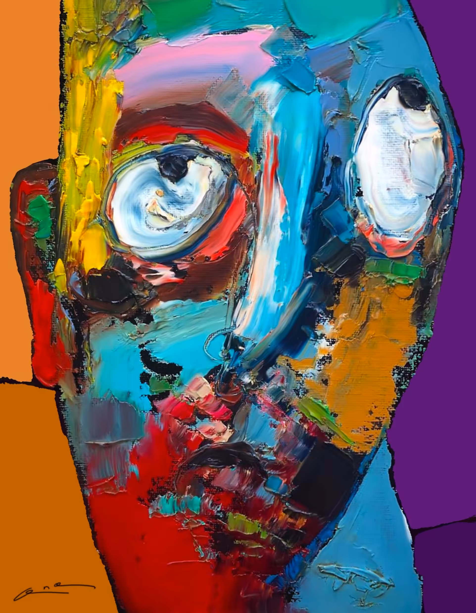 Expressionist Portrait #43