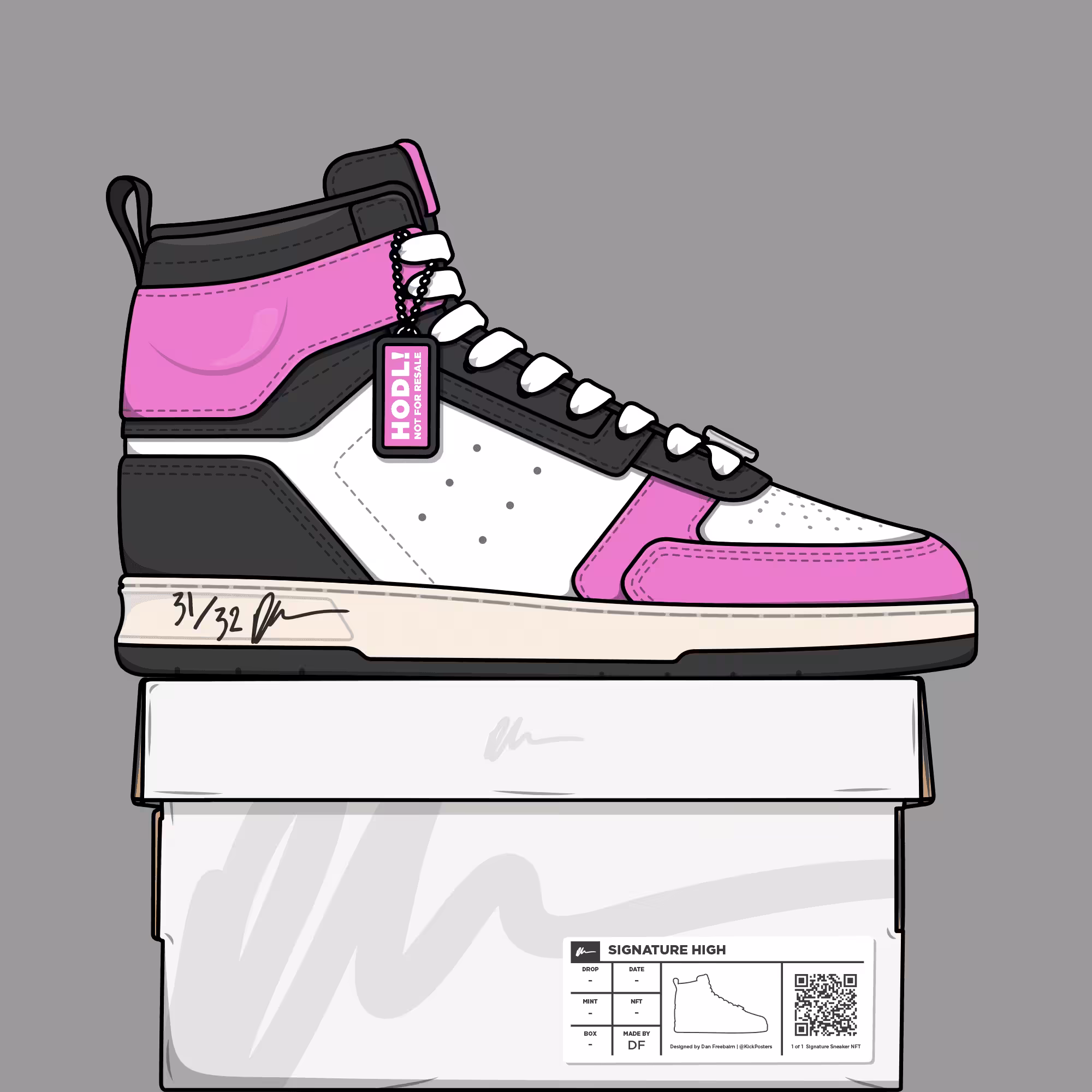 Signature Sneaker High 'Spectrum' - #31