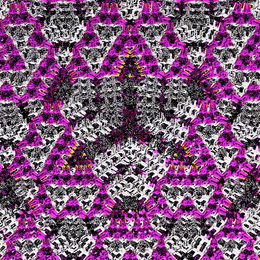 Colorful, warped cubic sponge forms #39