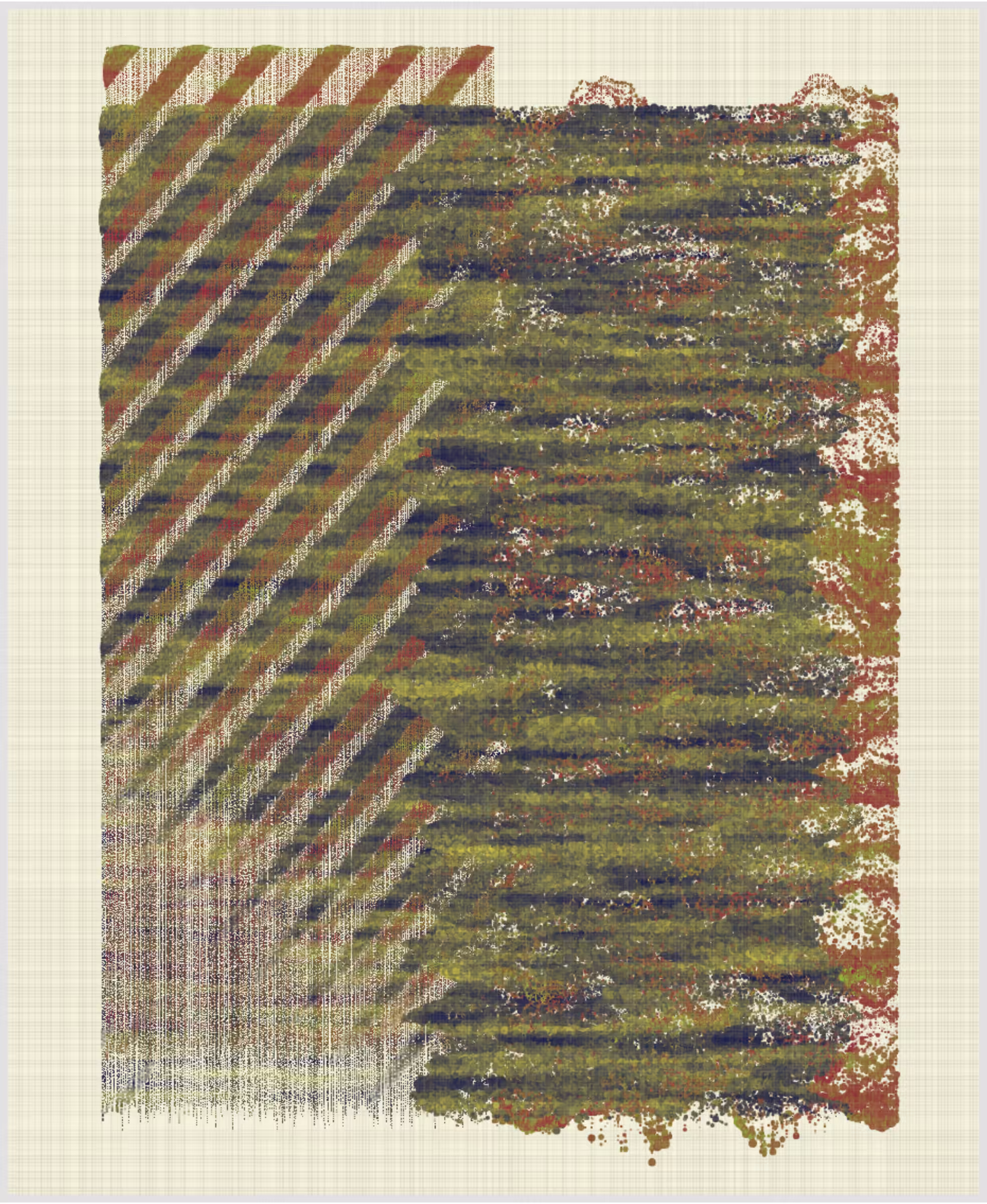Stains on a Canvas #148