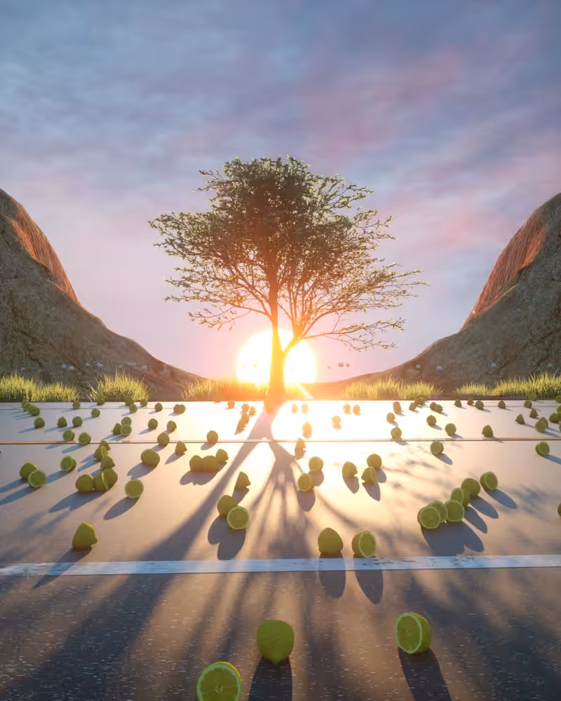 Lemon Sunset #5