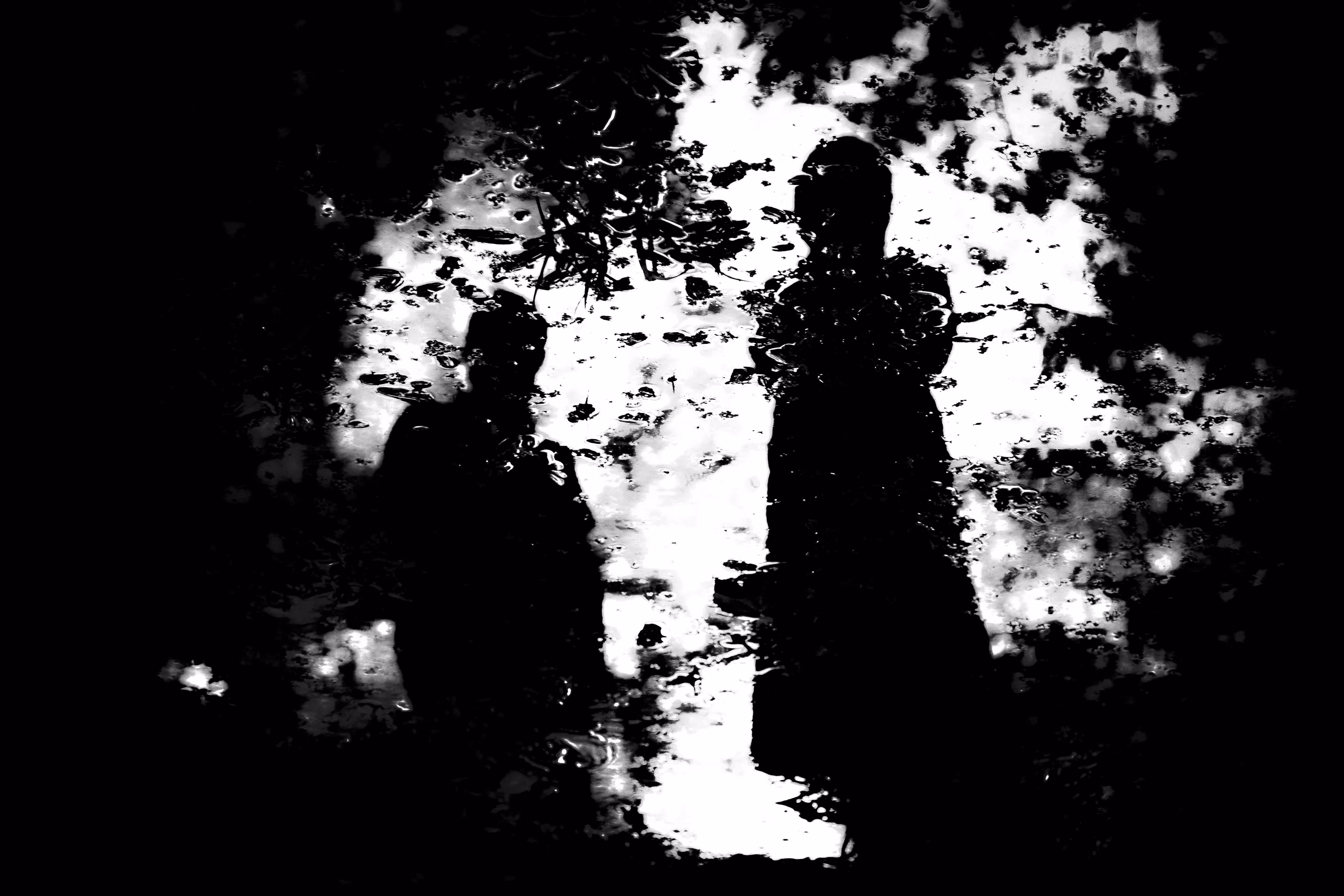 Darkness looks at us