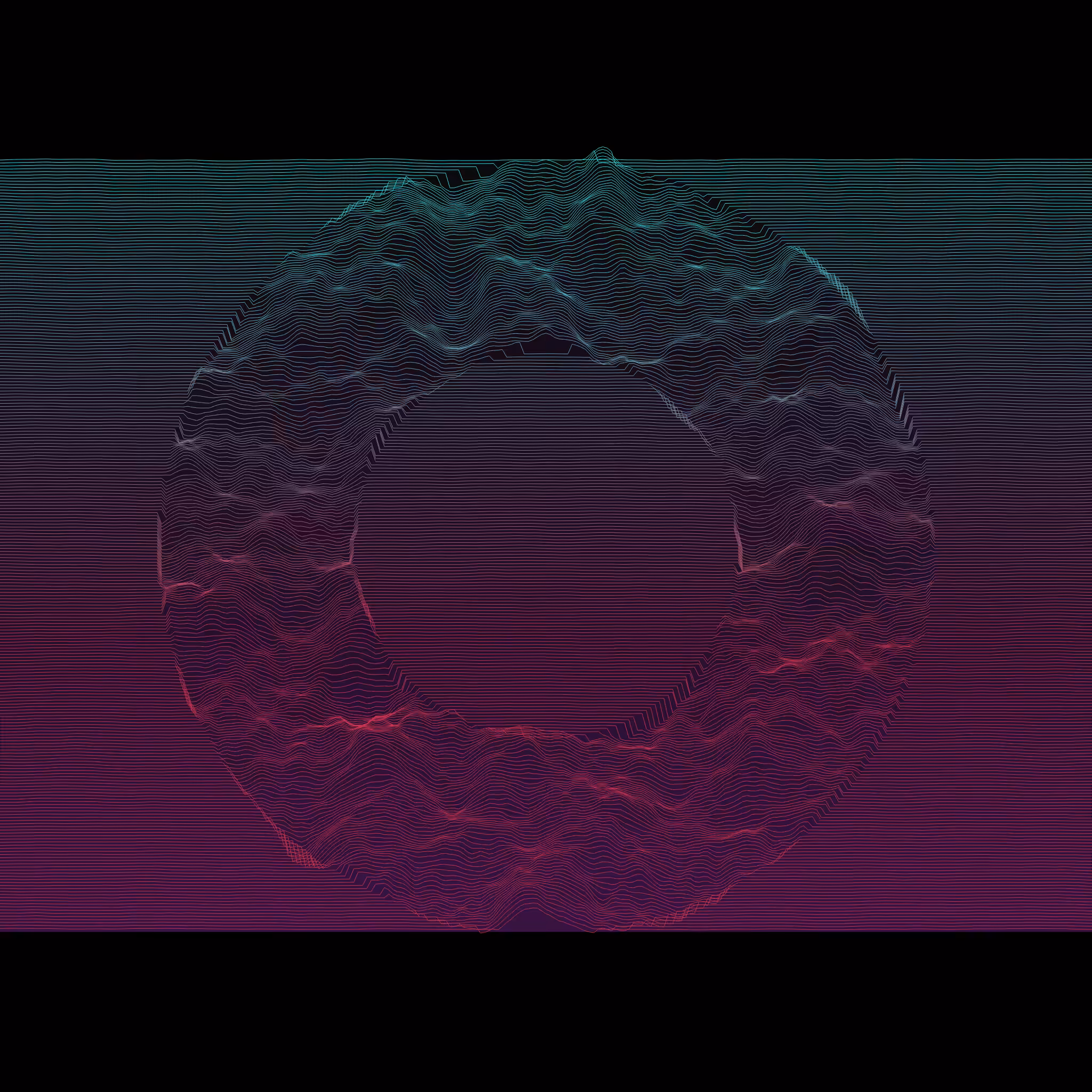 Waves Circle (For Plotter) #126