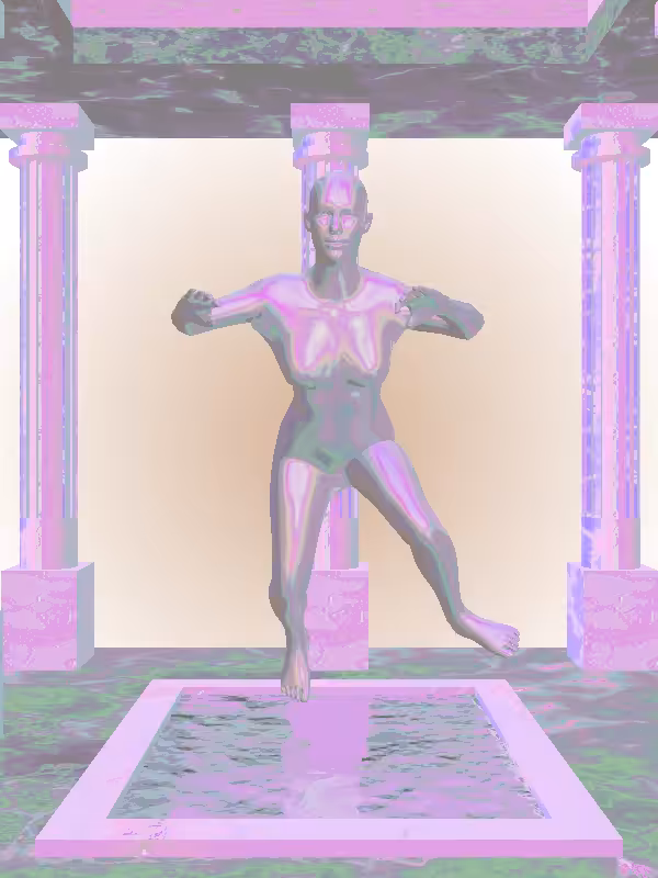 The Treading Water Silver Haze Woman #3031