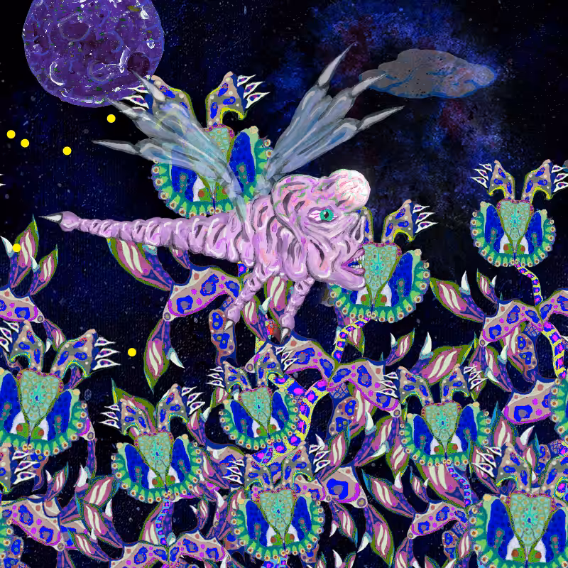 Fireflies and Flower Gardens #98