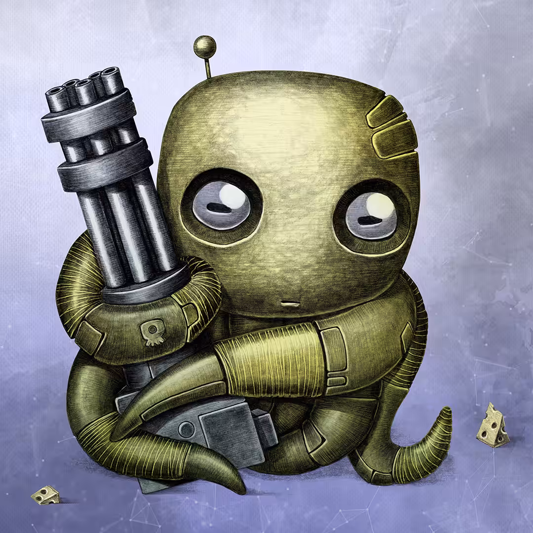 ARMED OCTOPUS yellow